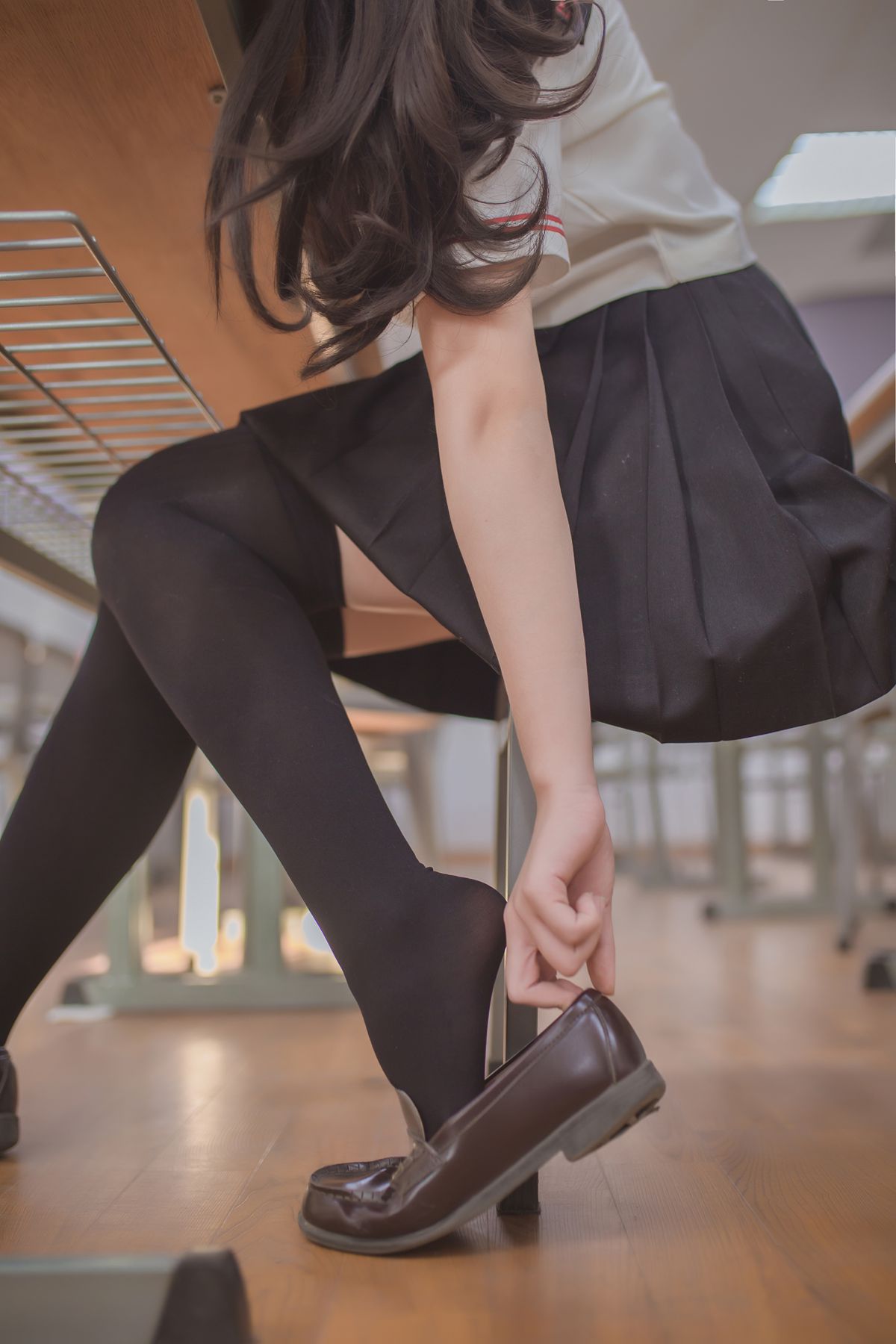 图片[16]-Yoko宅夏Cos – 黑丝JK [39P] – 速更版-美库