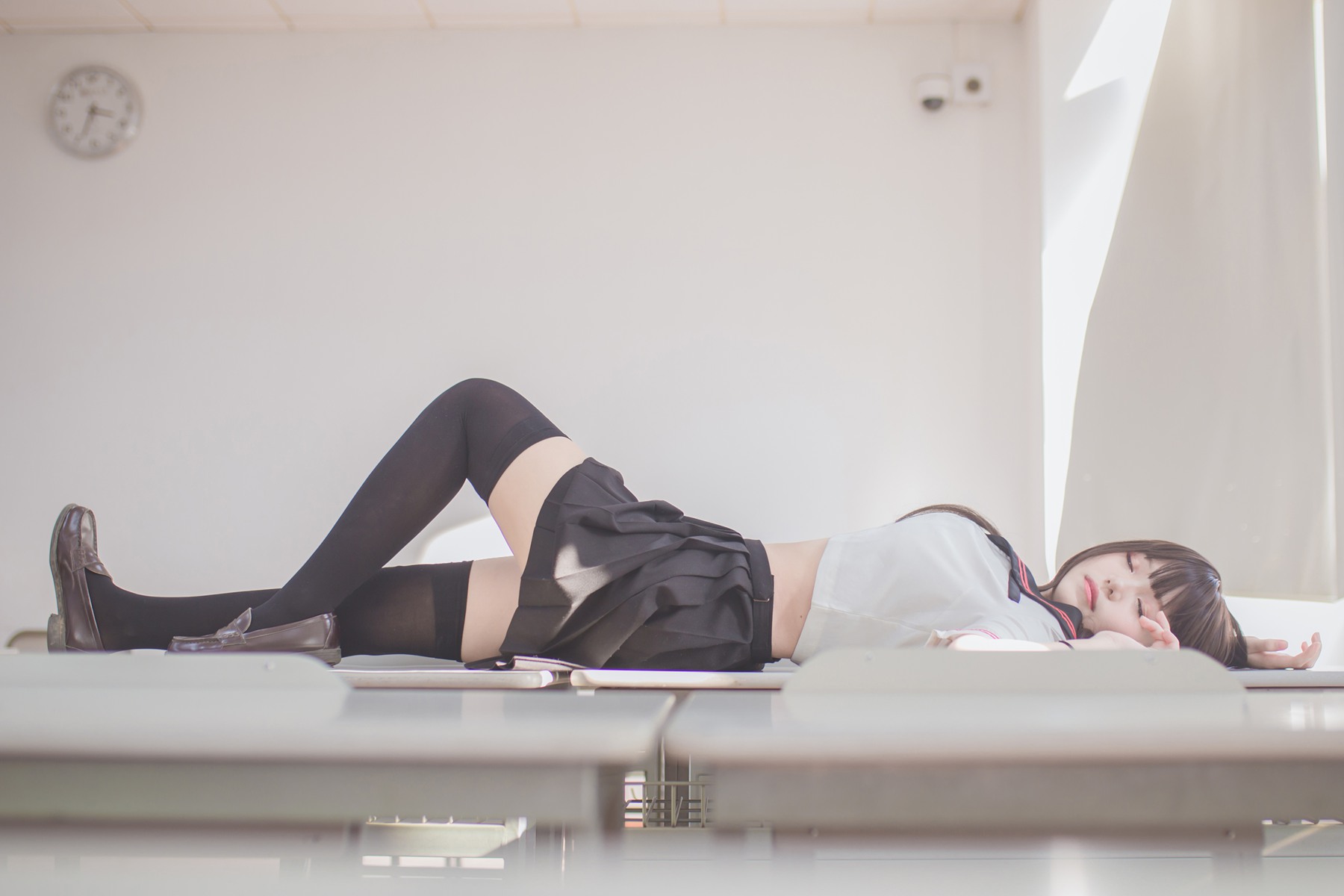 图片[32]-Yoko宅夏Cos – 黑丝JK [39P] – 速更版-美库