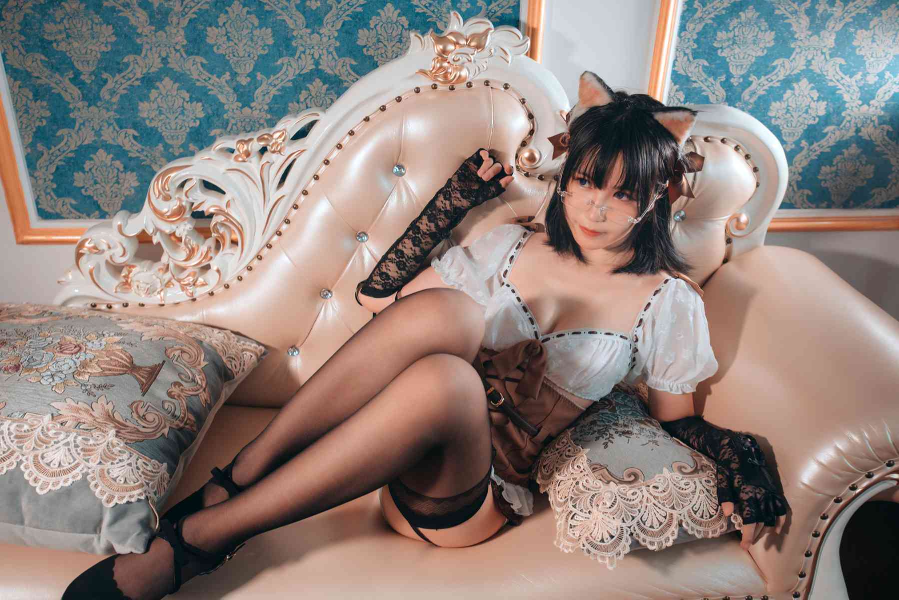 图片[13]-逐月Su 猫耳娘 [32P] – 速更版-美库