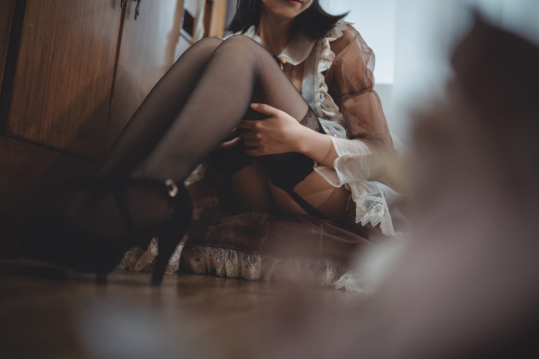 图片[15]-逐月Su 透明女仆 [46P] – 速更版-美库