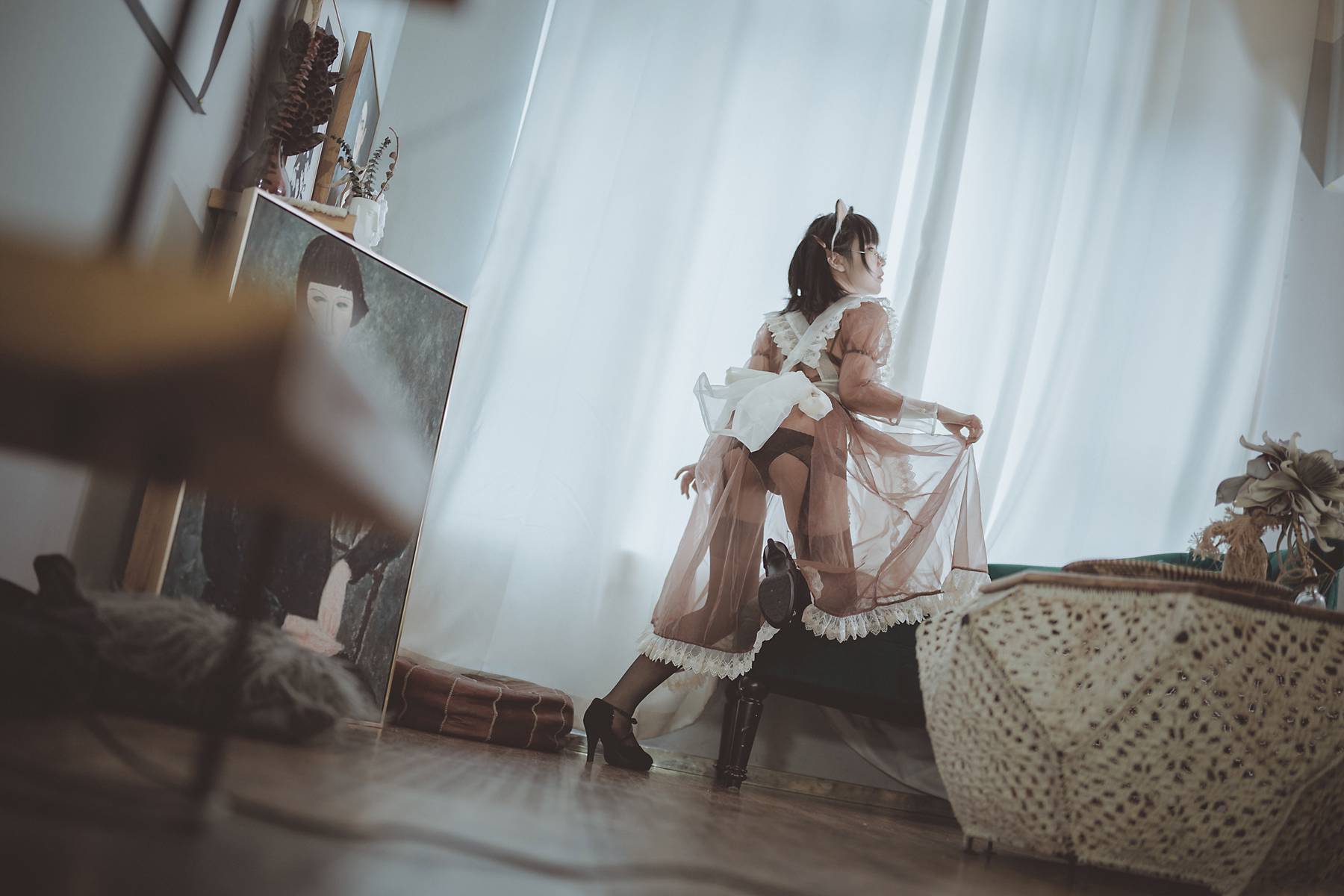 图片[21]-逐月Su 透明女仆 [46P] – 速更版-美库