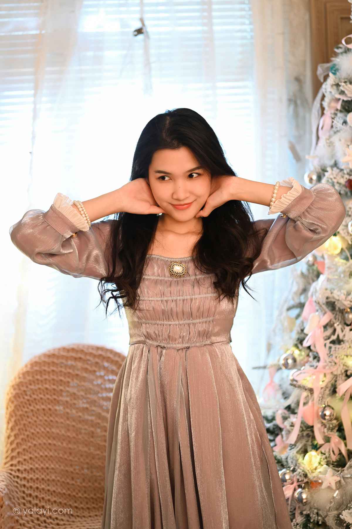 图片[15]-[YALAYI雅拉伊]2020.12.25 NO.744 虞艺《平安夜有我》[41P] – 速更版-美库