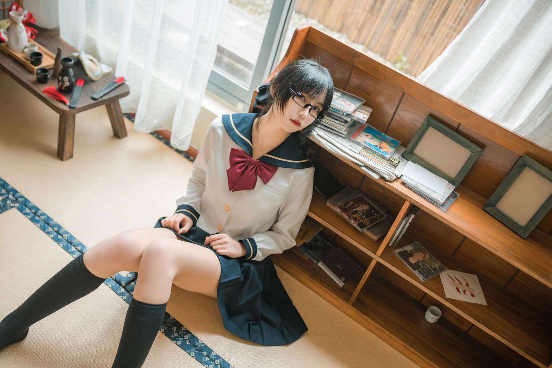 图片[13]-逐月Su 自宅jk [34P] – 速更版-美库