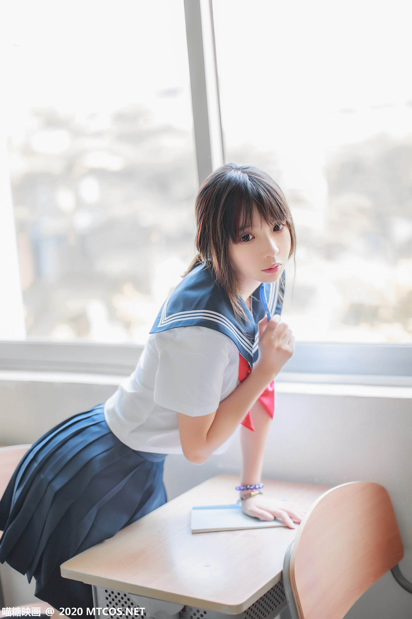 图片[24]-[喵糖映画]VOL.340 同桌的水手服[33P] – 速更版-美库