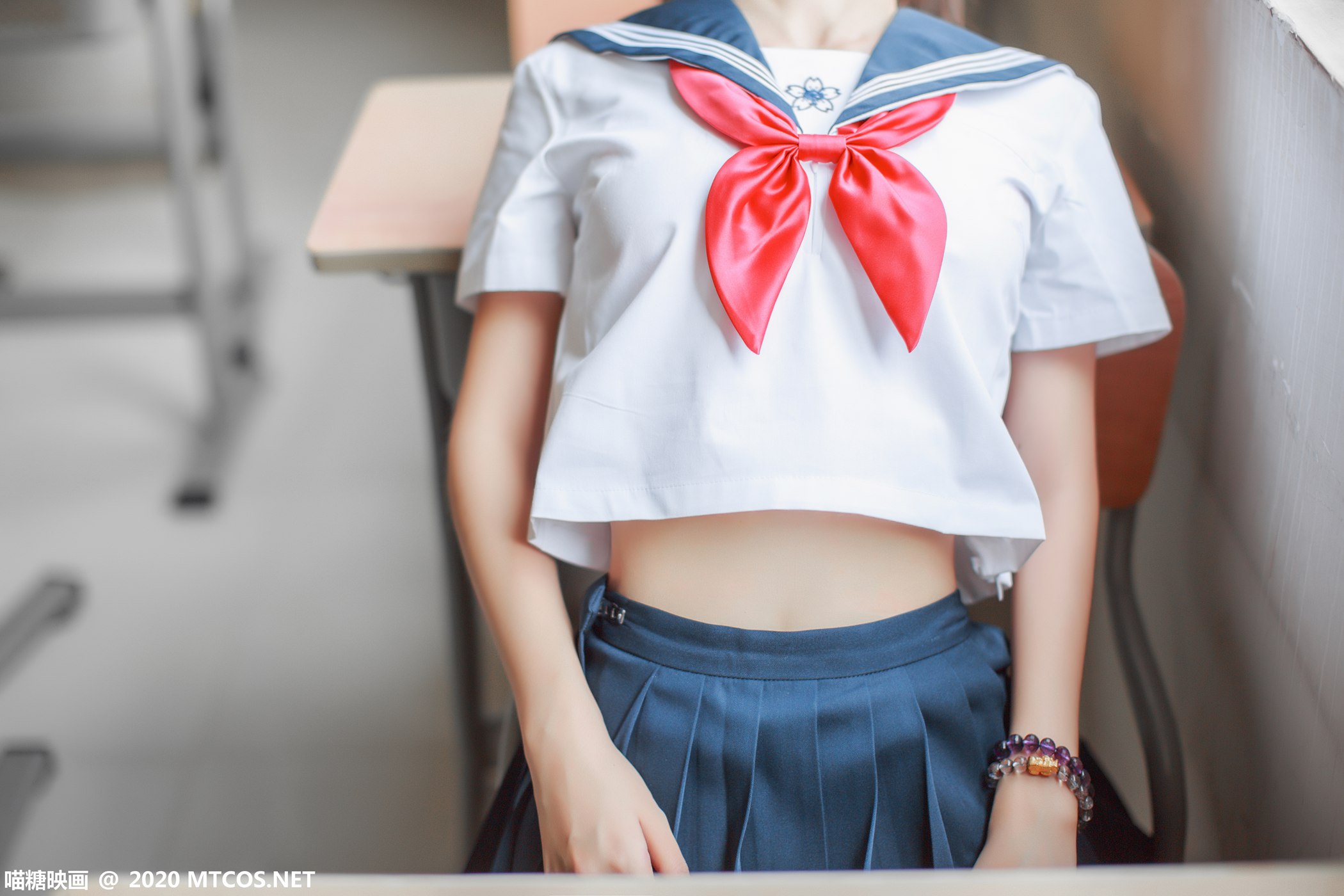 图片[32]-[喵糖映画]VOL.340 同桌的水手服[33P] – 速更版-美库