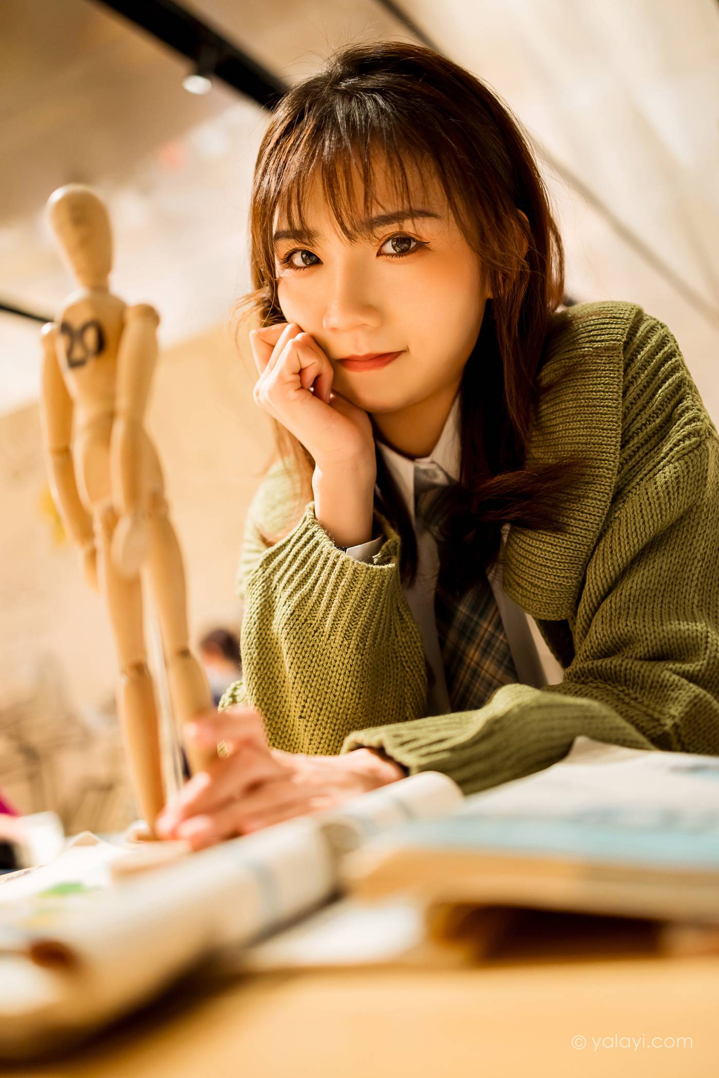 图片[16]-[YALAYI雅拉伊]2021.01.19 NO.753 一起补习的日子 果果[51P] – 速更版-美库