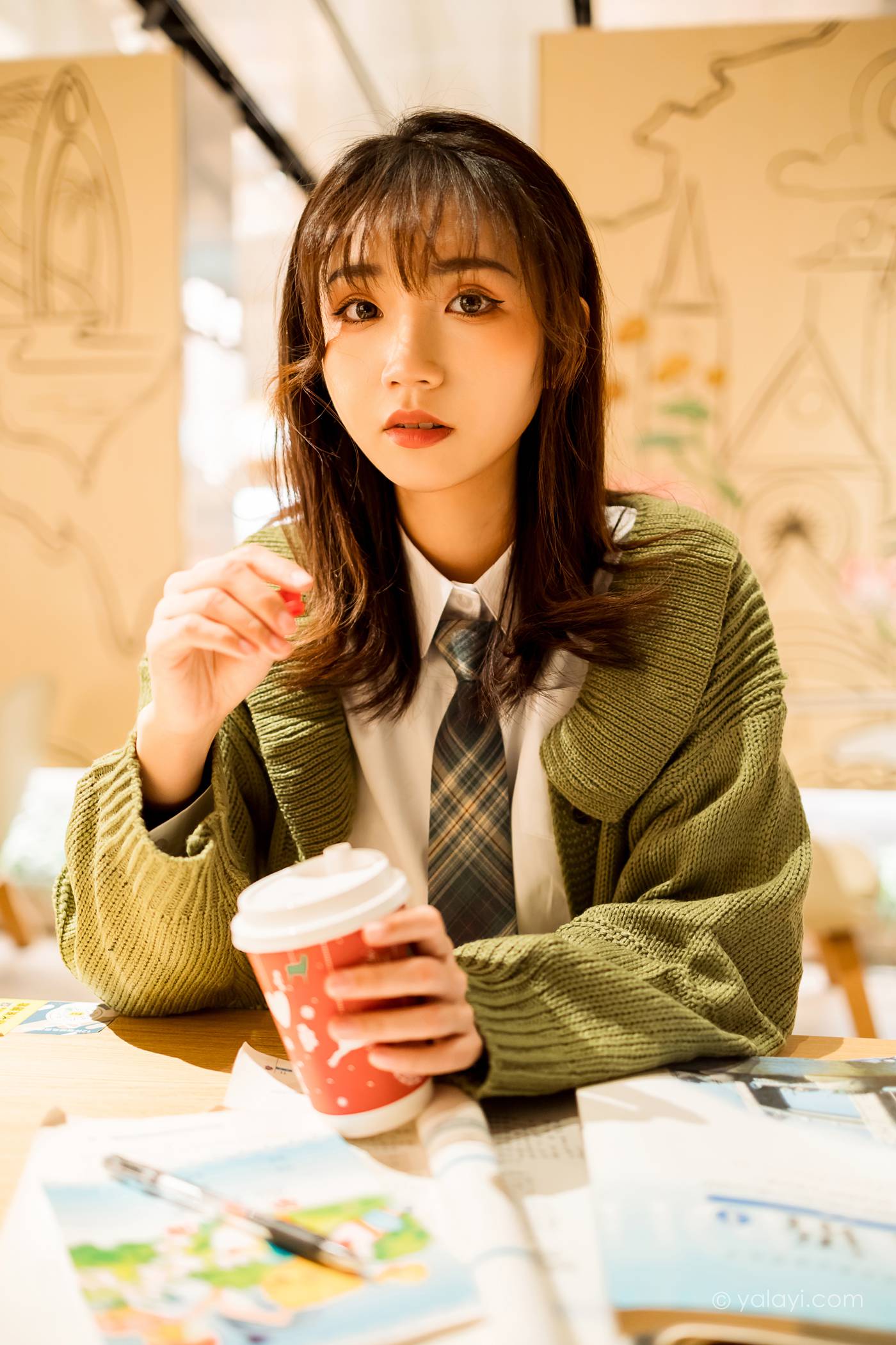 图片[17]-[YALAYI雅拉伊]2021.01.19 NO.753 一起补习的日子 果果[51P] – 速更版-美库