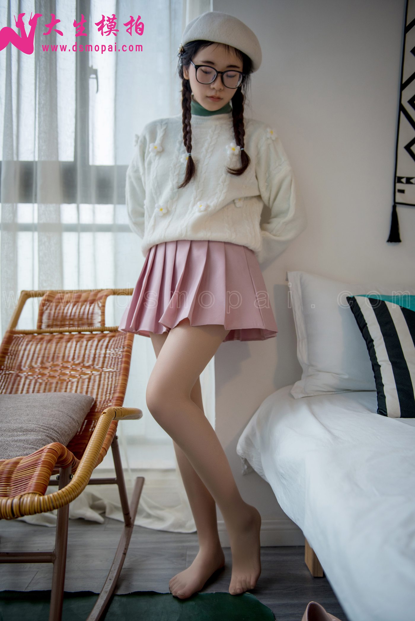 图片[10]-大生模拍 NO.222 夏夏 清纯眼镜妹[46P] – 速更版-美库