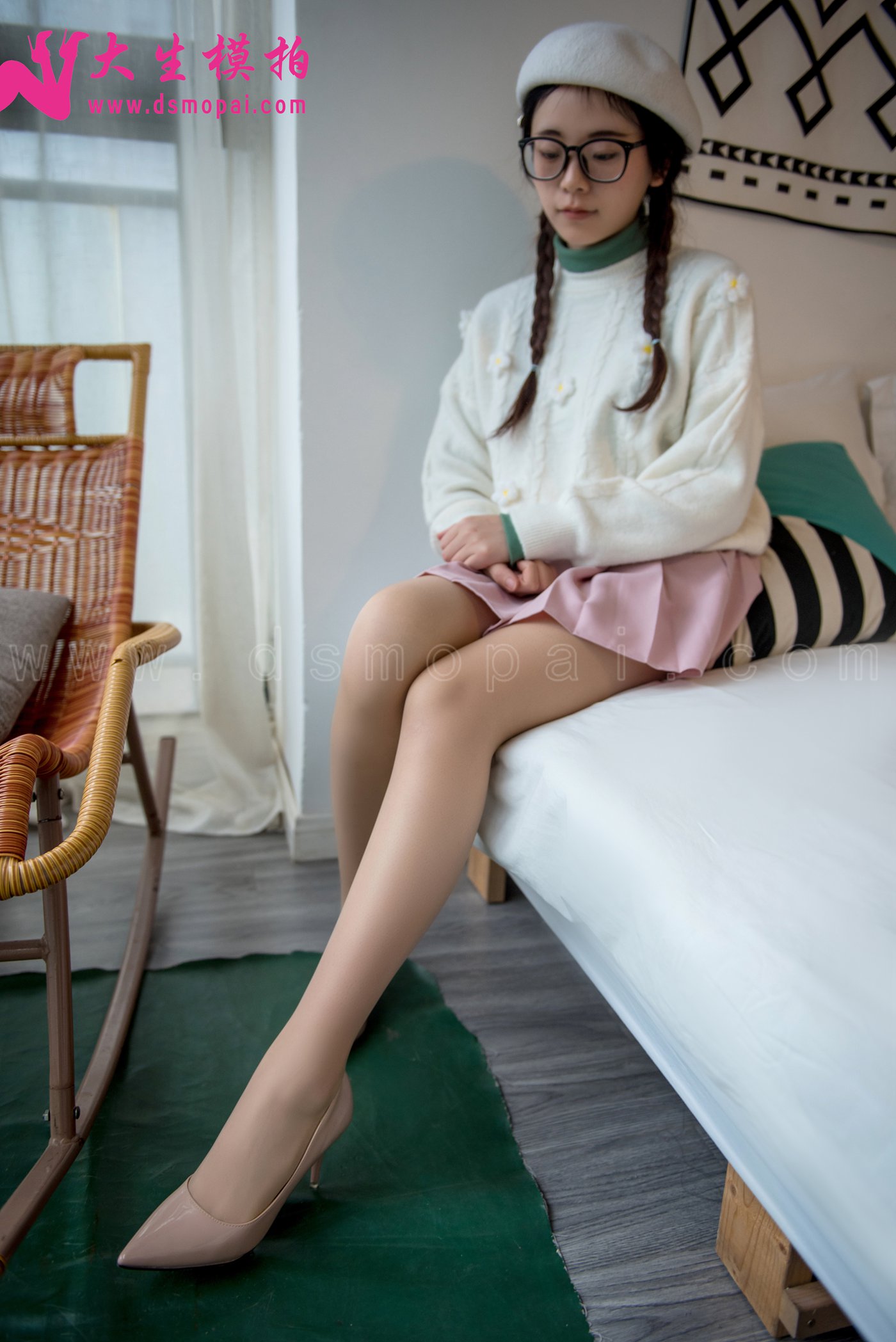 图片[14]-大生模拍 NO.222 夏夏 清纯眼镜妹[46P] – 速更版-美库