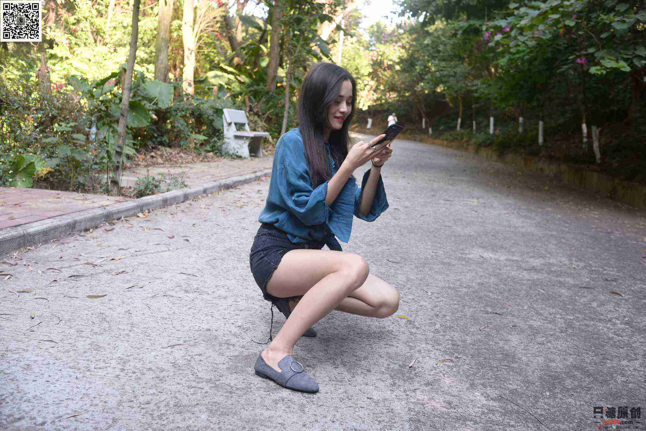 图片[15]-[只糖棉袜]NO.178 文文 海蓝时见鲸[179P] – 速更版-美库