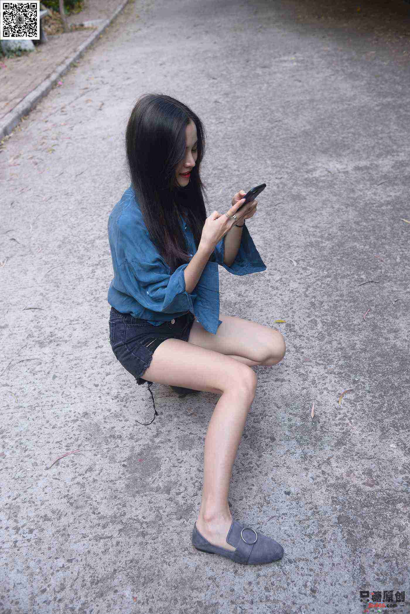 图片[16]-[只糖棉袜]NO.178 文文 海蓝时见鲸[179P] – 速更版-美库