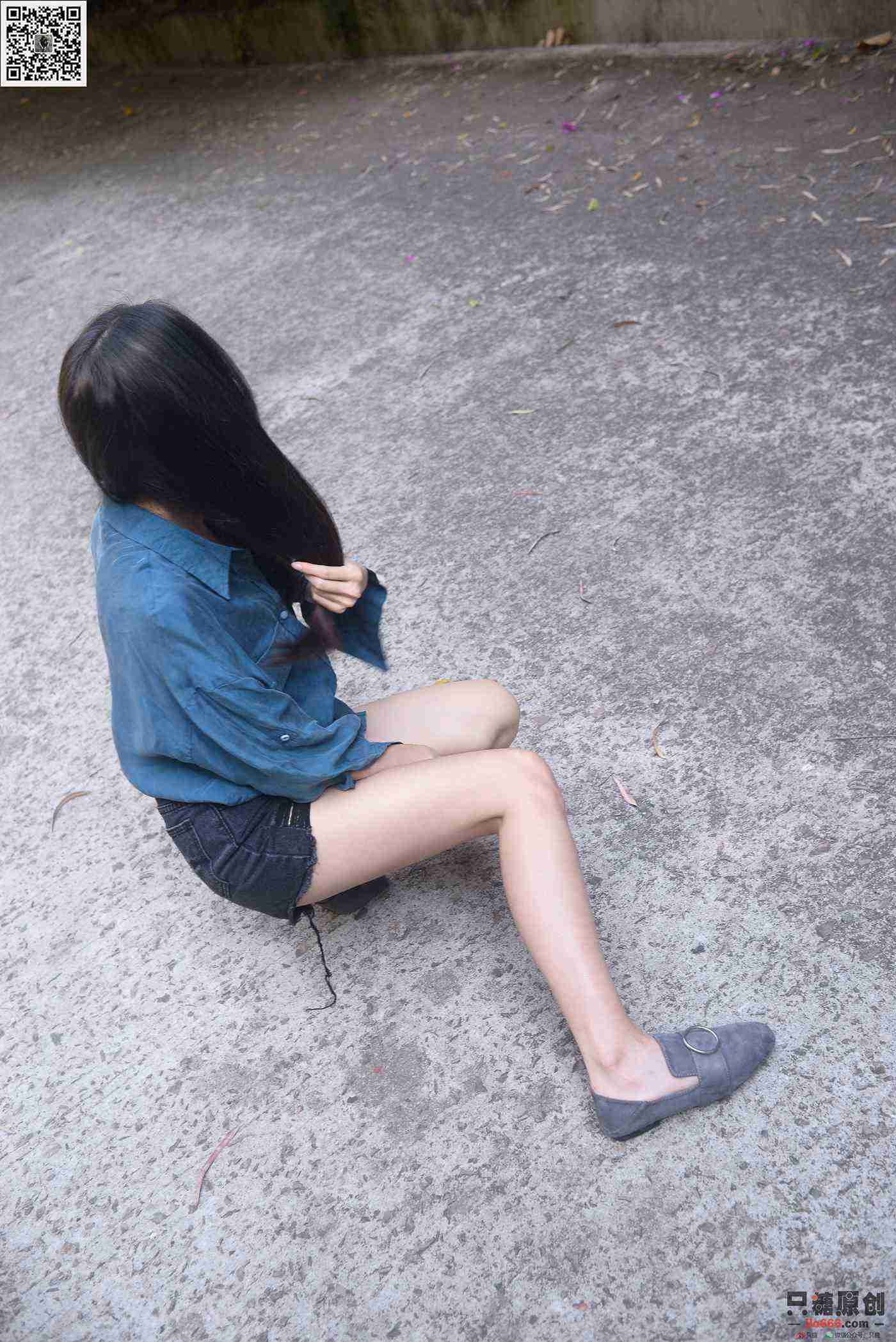 图片[20]-[只糖棉袜]NO.178 文文 海蓝时见鲸[179P] – 速更版-美库