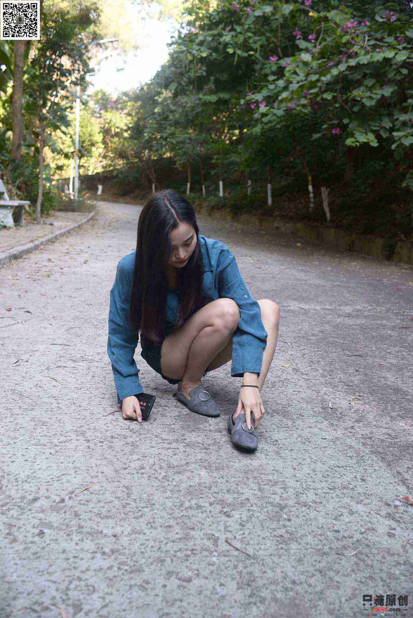 图片[24]-[只糖棉袜]NO.178 文文 海蓝时见鲸[179P] – 速更版-美库