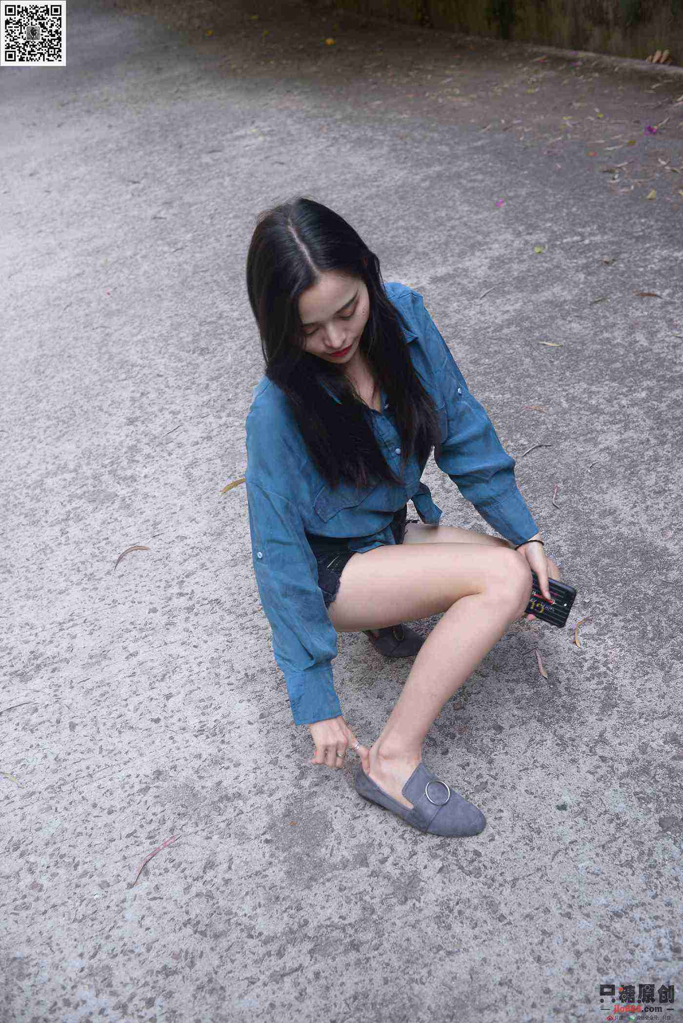 图片[25]-[只糖棉袜]NO.178 文文 海蓝时见鲸[179P] – 速更版-美库