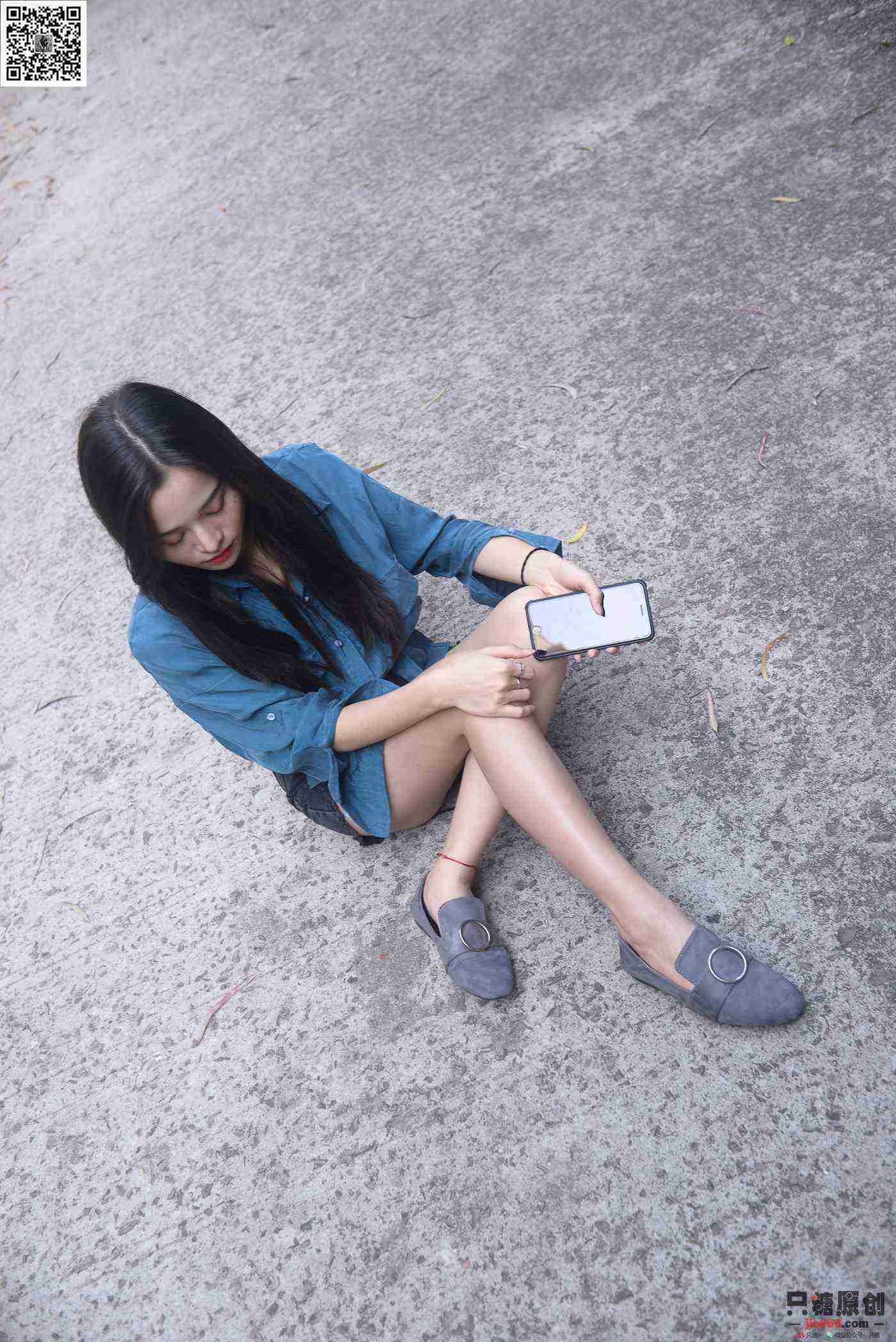 图片[31]-[只糖棉袜]NO.178 文文 海蓝时见鲸[179P] – 速更版-美库