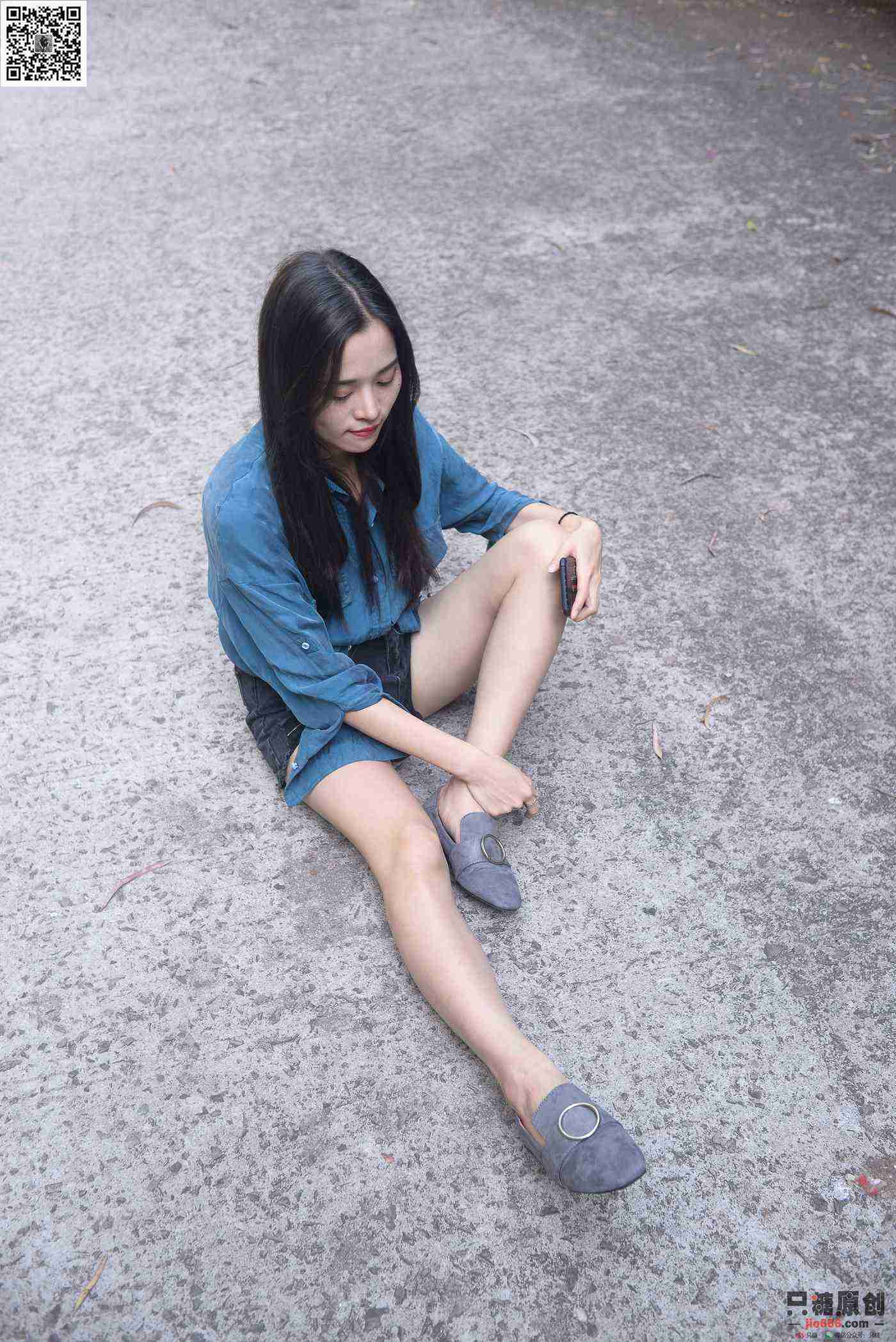 图片[32]-[只糖棉袜]NO.178 文文 海蓝时见鲸[179P] – 速更版-美库