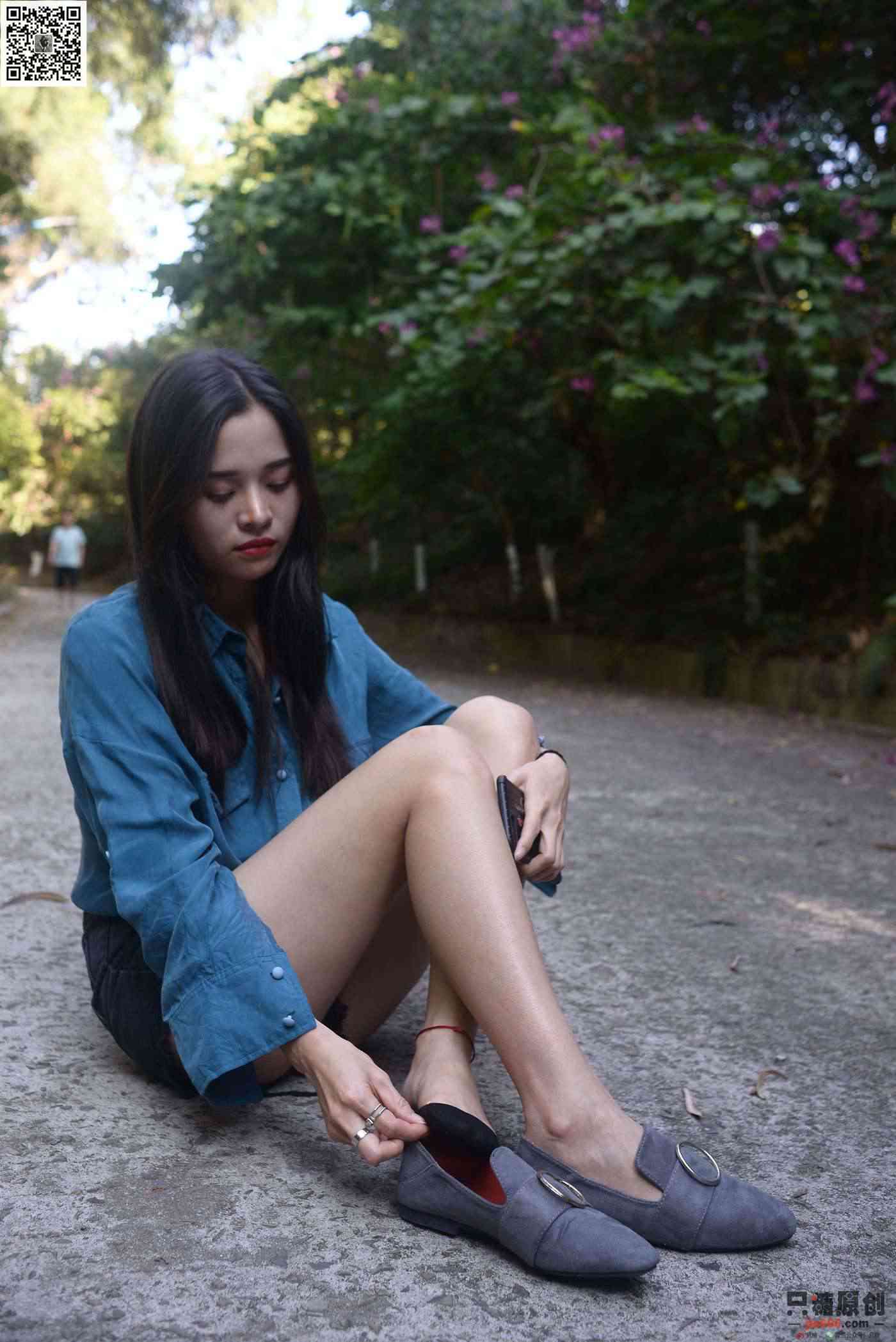 图片[40]-[只糖棉袜]NO.178 文文 海蓝时见鲸[179P] – 速更版-美库