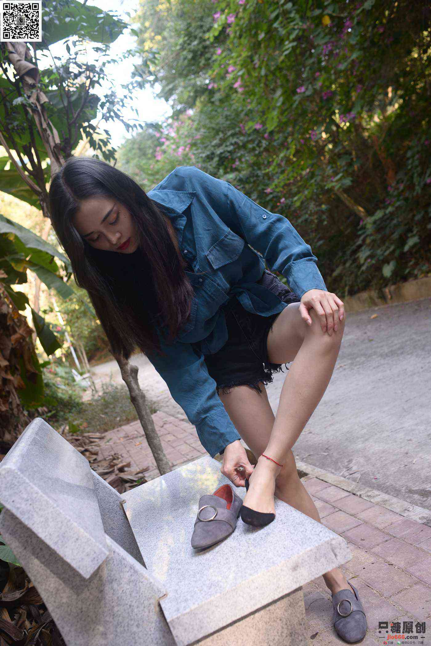 图片[56]-[只糖棉袜]NO.178 文文 海蓝时见鲸[179P] – 速更版-美库