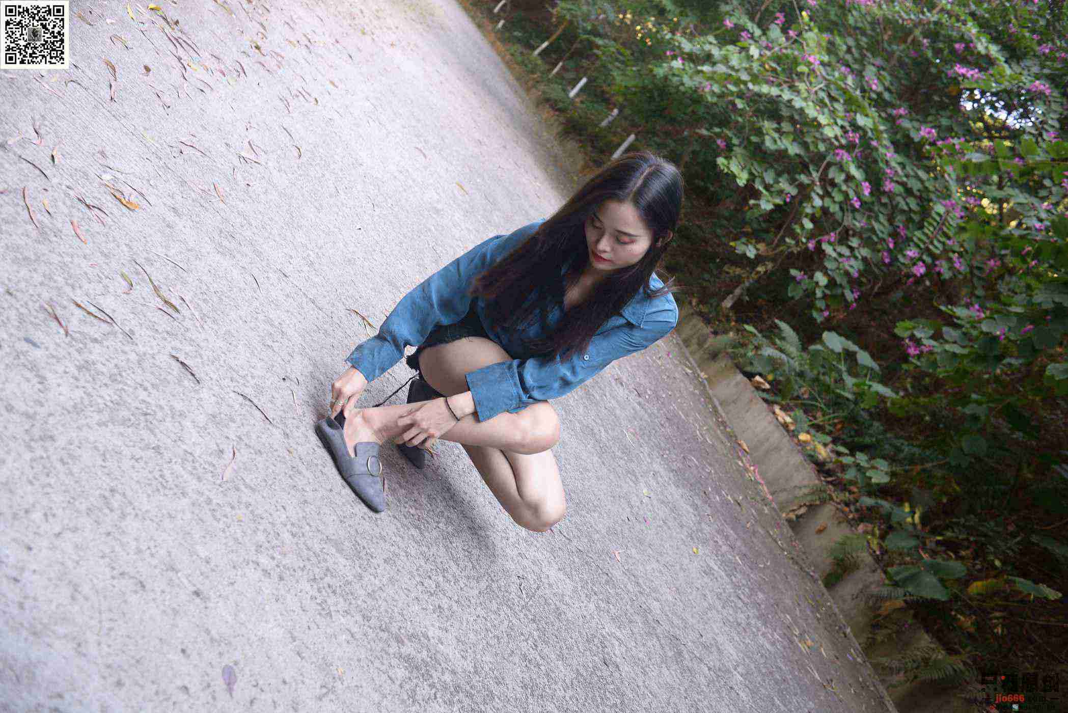 图片[61]-[只糖棉袜]NO.178 文文 海蓝时见鲸[179P] – 速更版-美库