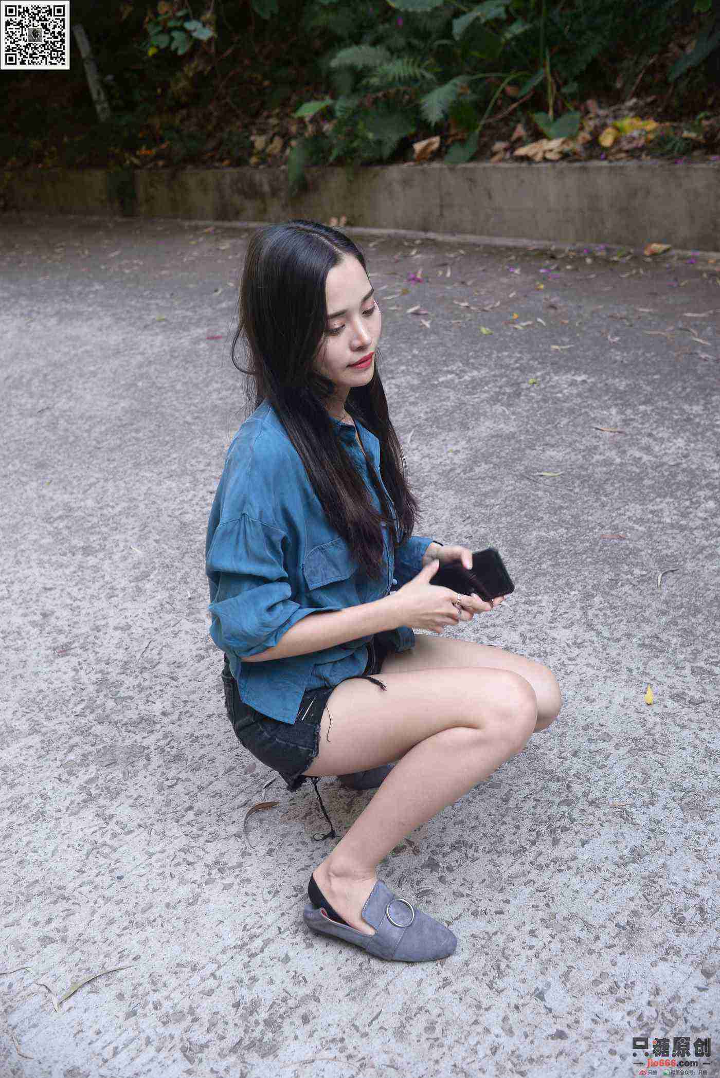 图片[75]-[只糖棉袜]NO.178 文文 海蓝时见鲸[179P] – 速更版-美库