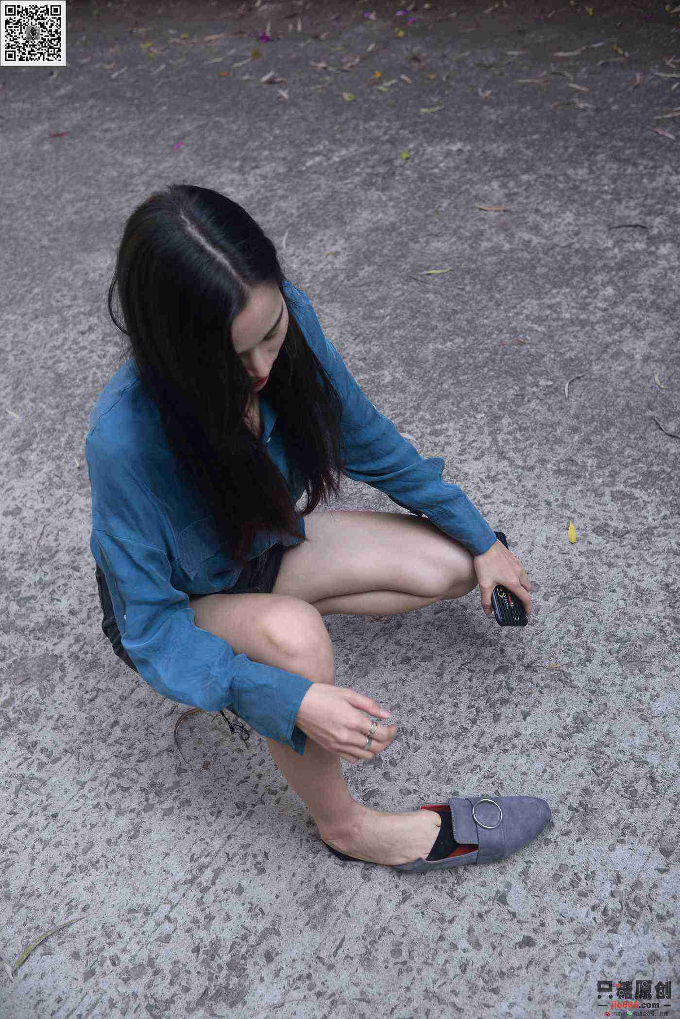 图片[77]-[只糖棉袜]NO.178 文文 海蓝时见鲸[179P] – 速更版-美库