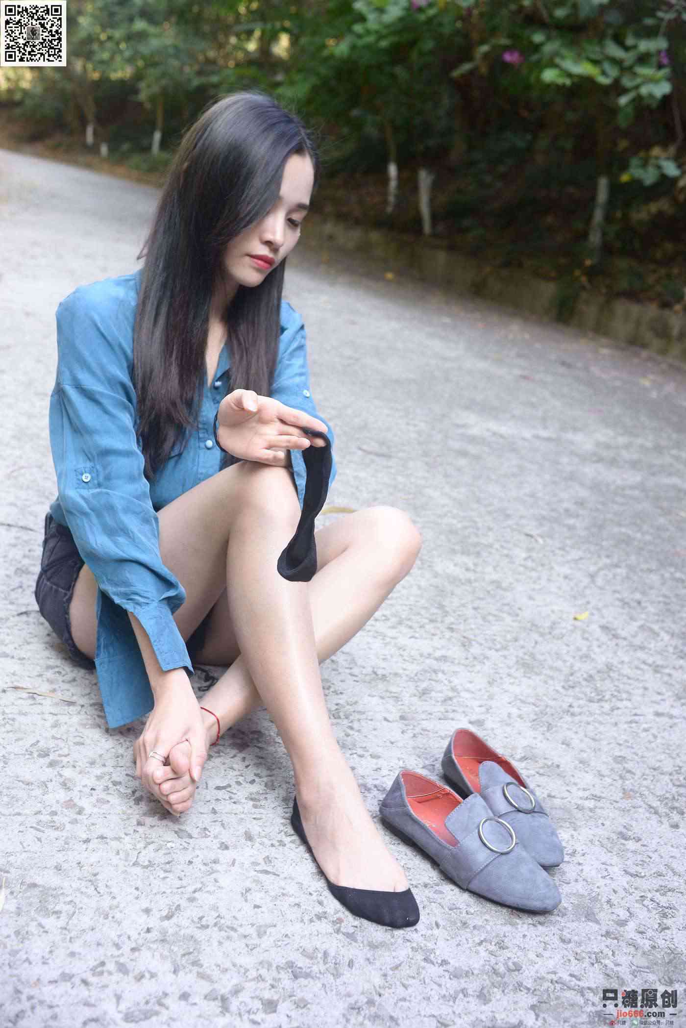 图片[93]-[只糖棉袜]NO.178 文文 海蓝时见鲸[179P] – 速更版-美库