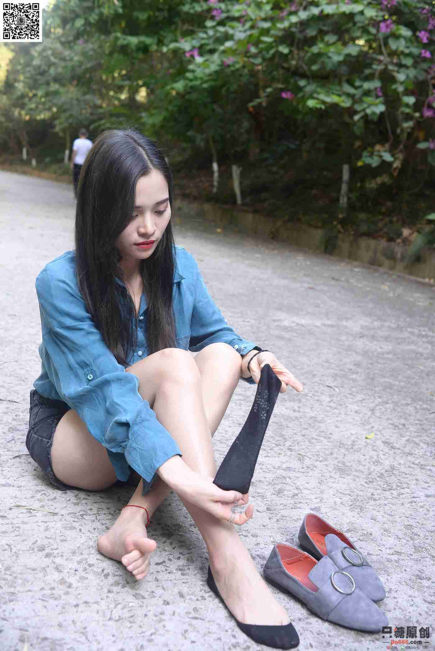 图片[94]-[只糖棉袜]NO.178 文文 海蓝时见鲸[179P] – 速更版-美库