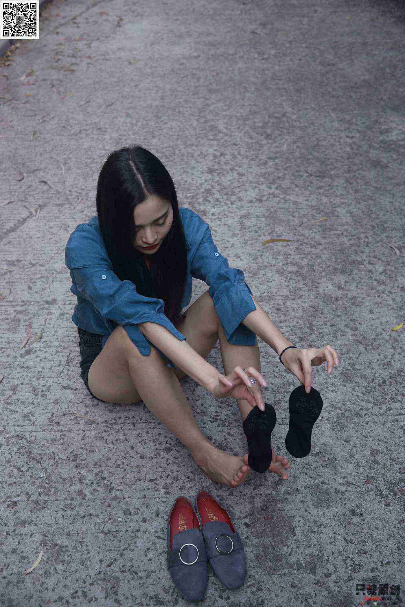 图片[128]-[只糖棉袜]NO.178 文文 海蓝时见鲸[179P] – 速更版-美库