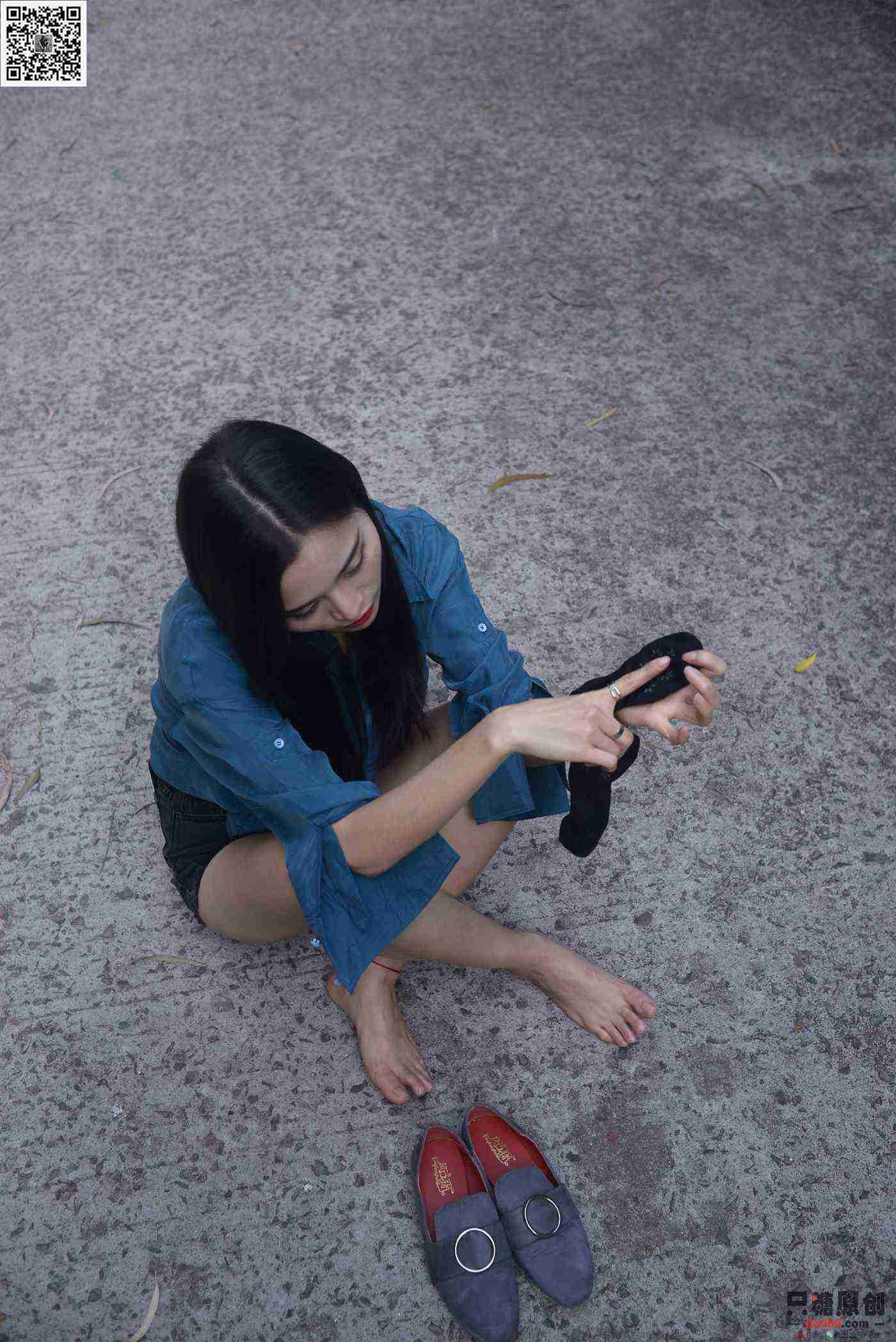 图片[129]-[只糖棉袜]NO.178 文文 海蓝时见鲸[179P] – 速更版-美库