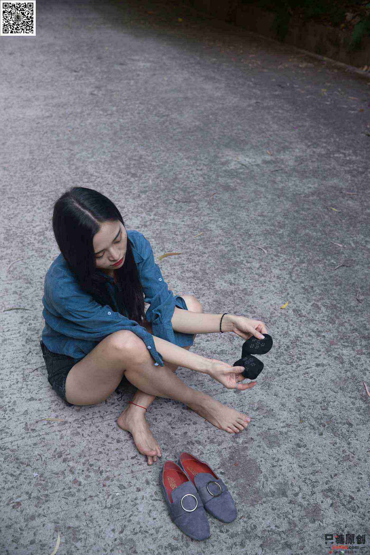 图片[130]-[只糖棉袜]NO.178 文文 海蓝时见鲸[179P] – 速更版-美库