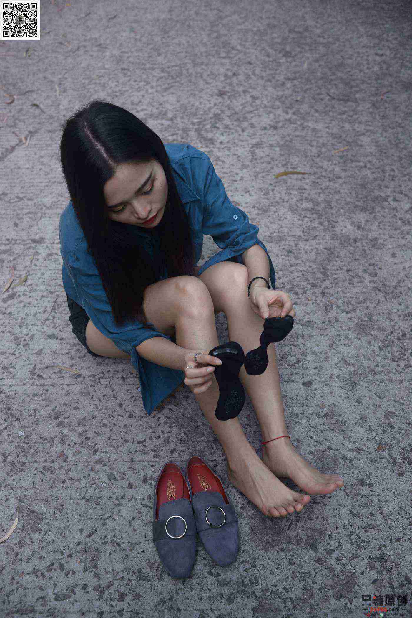 图片[135]-[只糖棉袜]NO.178 文文 海蓝时见鲸[179P] – 速更版-美库