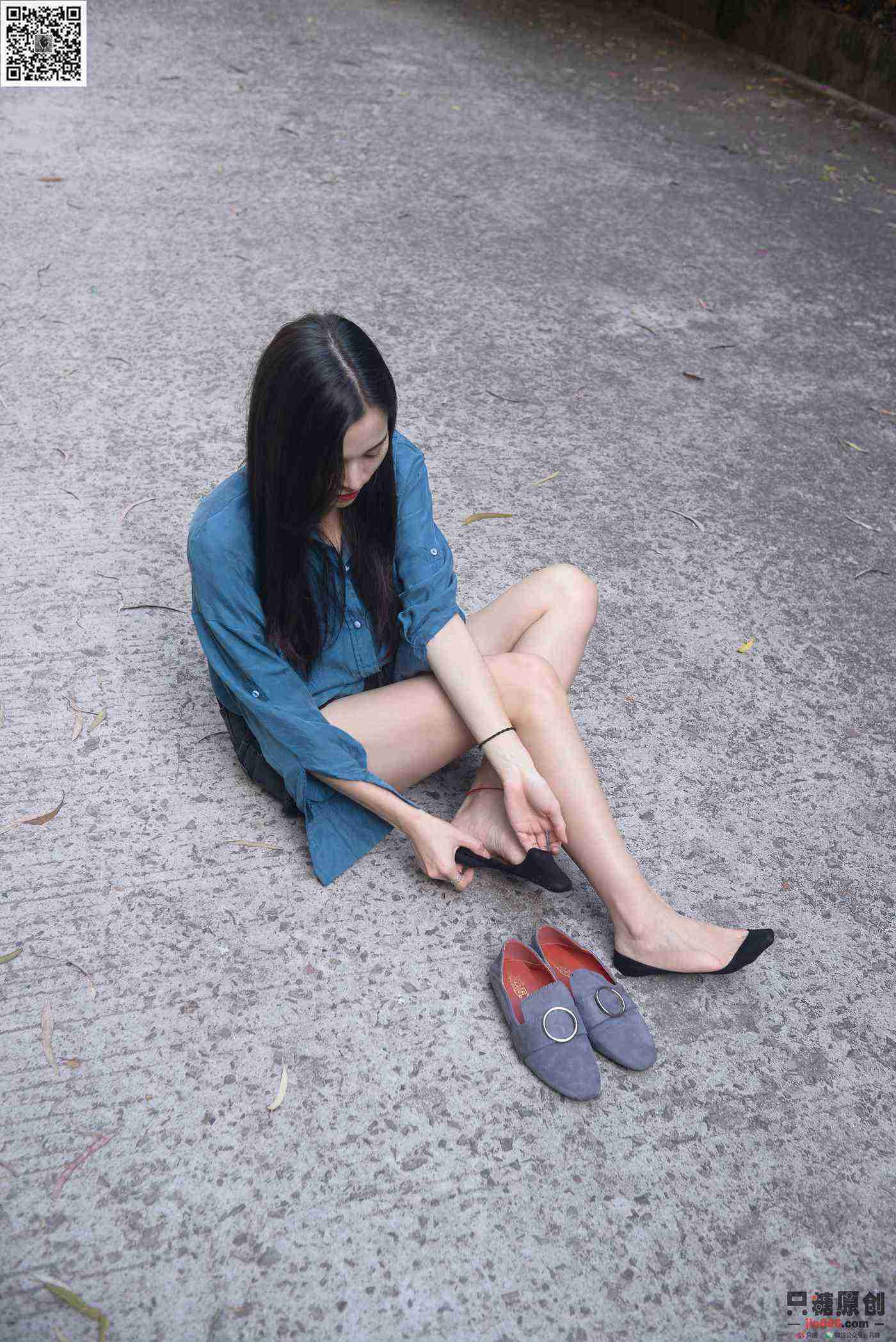 图片[140]-[只糖棉袜]NO.178 文文 海蓝时见鲸[179P] – 速更版-美库