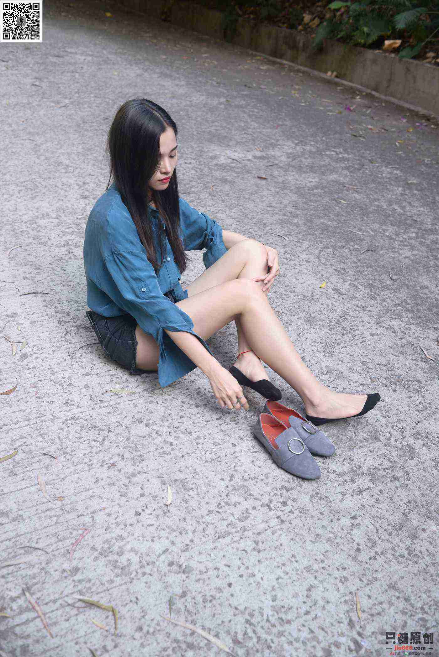 图片[141]-[只糖棉袜]NO.178 文文 海蓝时见鲸[179P] – 速更版-美库