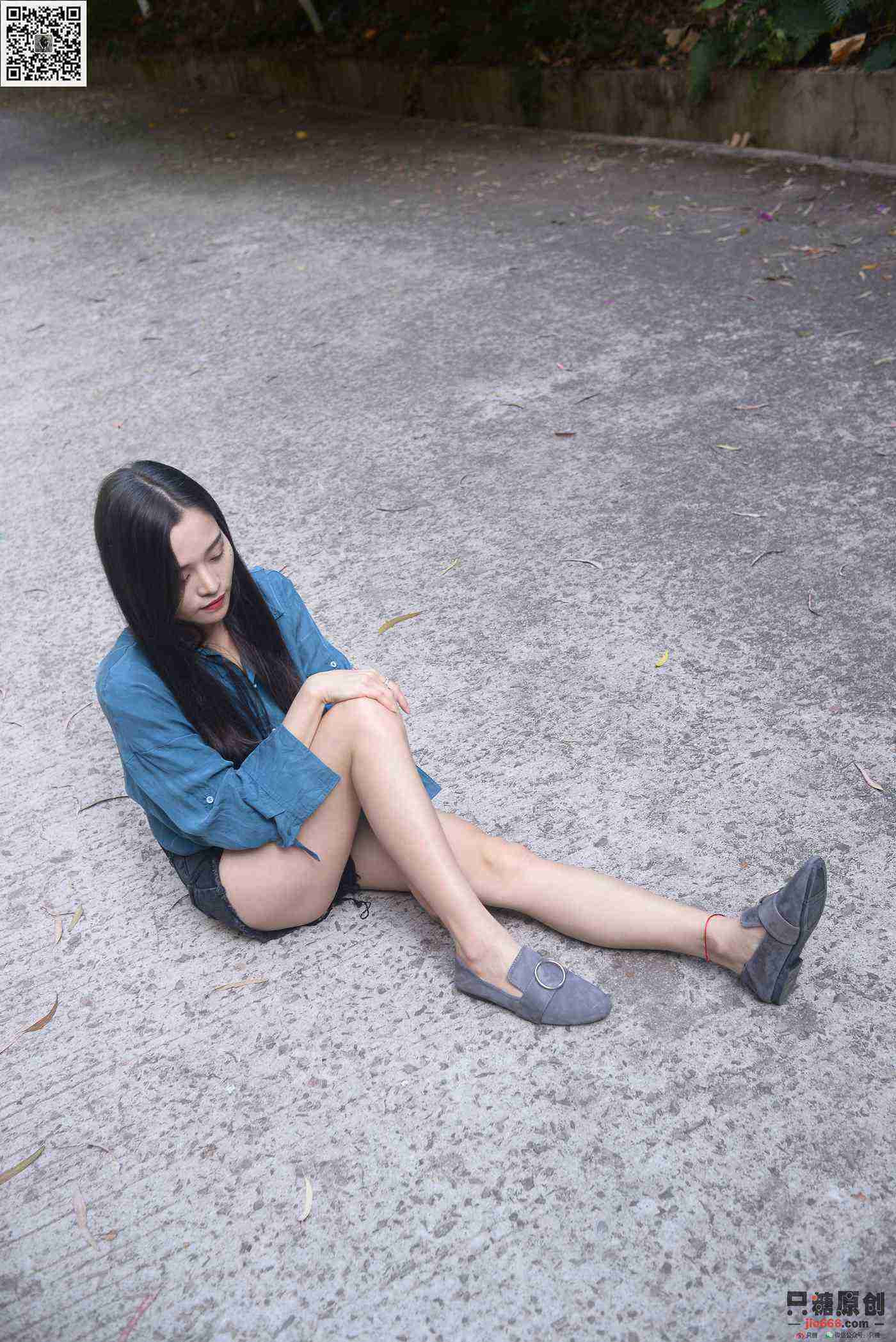 图片[148]-[只糖棉袜]NO.178 文文 海蓝时见鲸[179P] – 速更版-美库