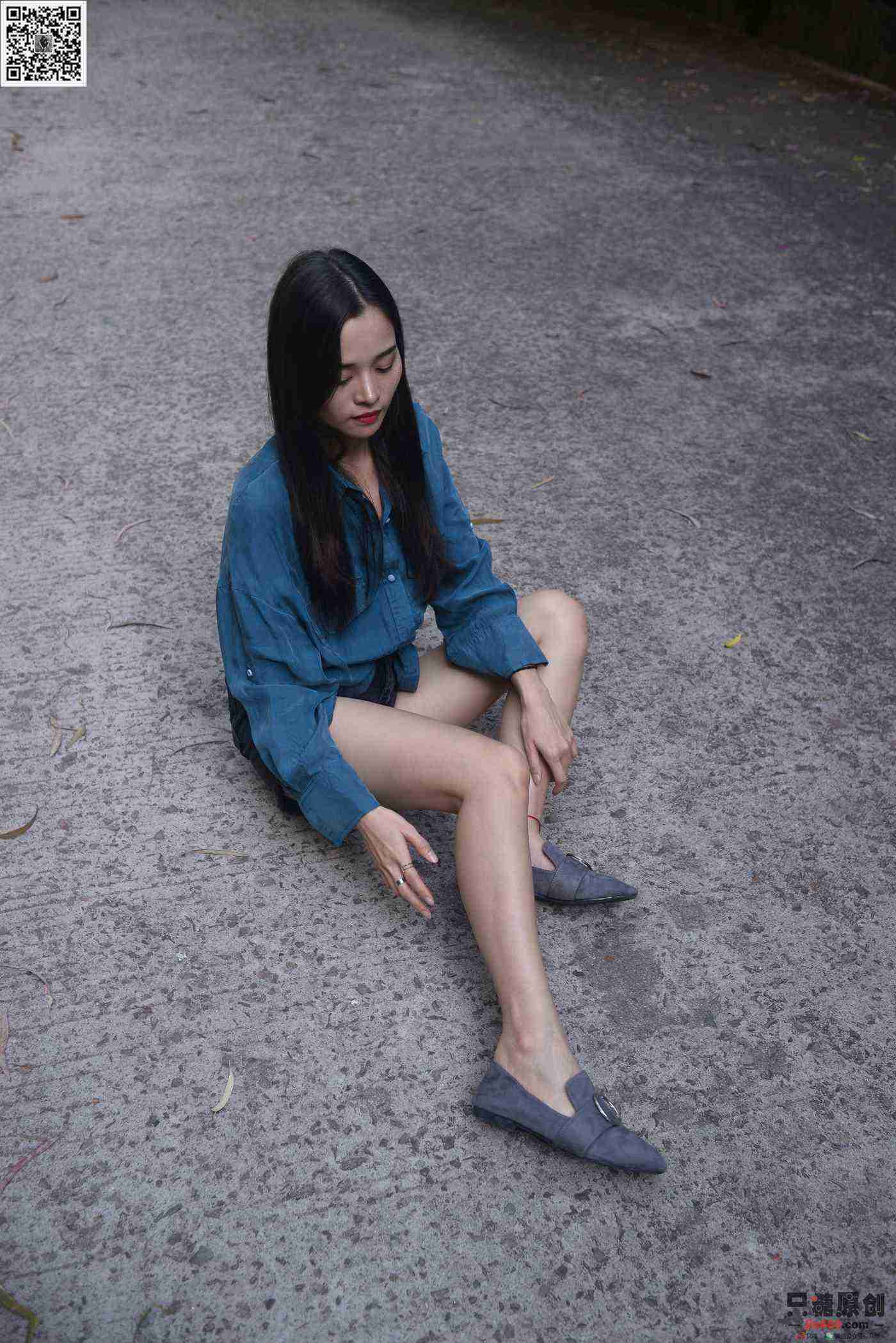 图片[149]-[只糖棉袜]NO.178 文文 海蓝时见鲸[179P] – 速更版-美库