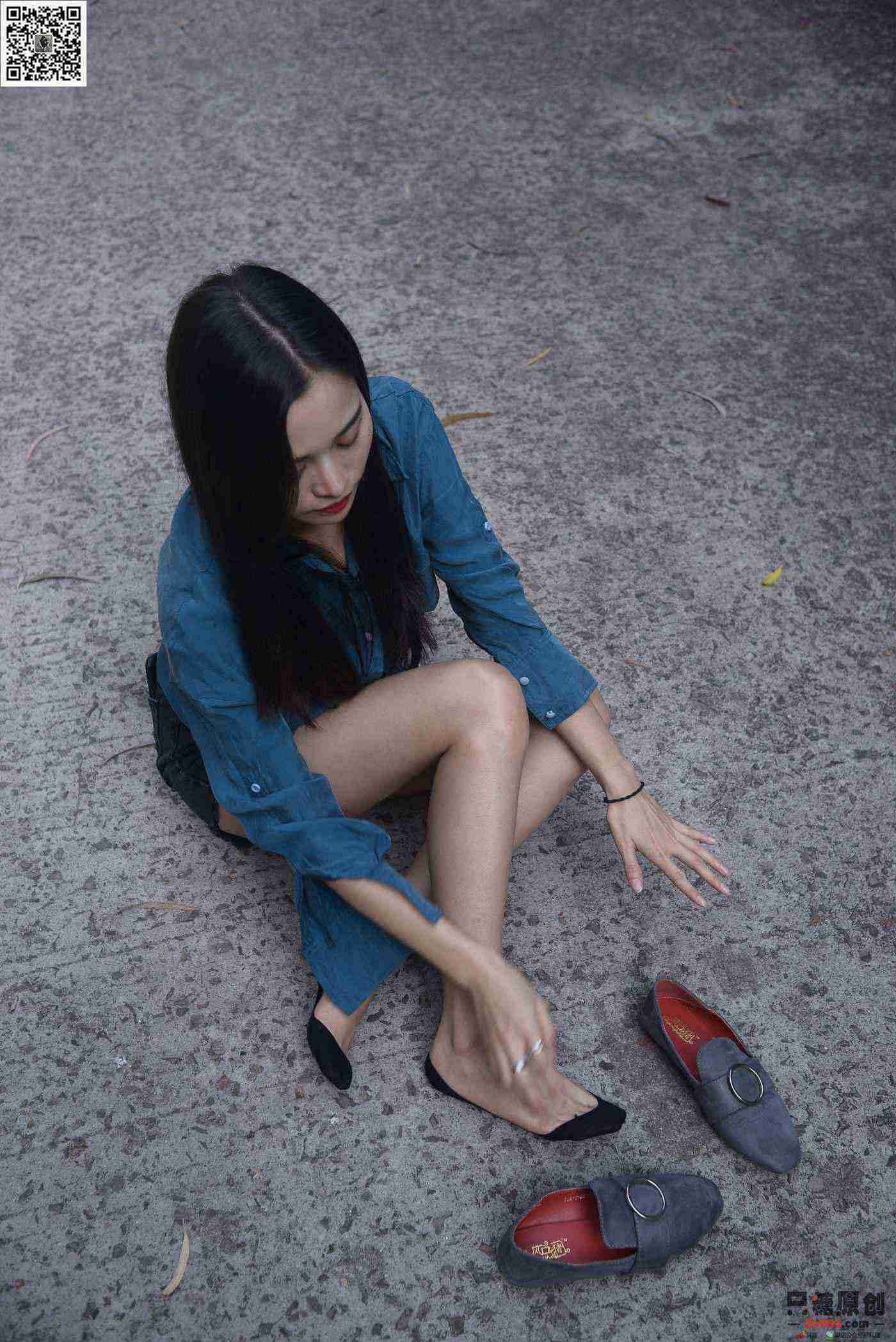 图片[160]-[只糖棉袜]NO.178 文文 海蓝时见鲸[179P] – 速更版-美库