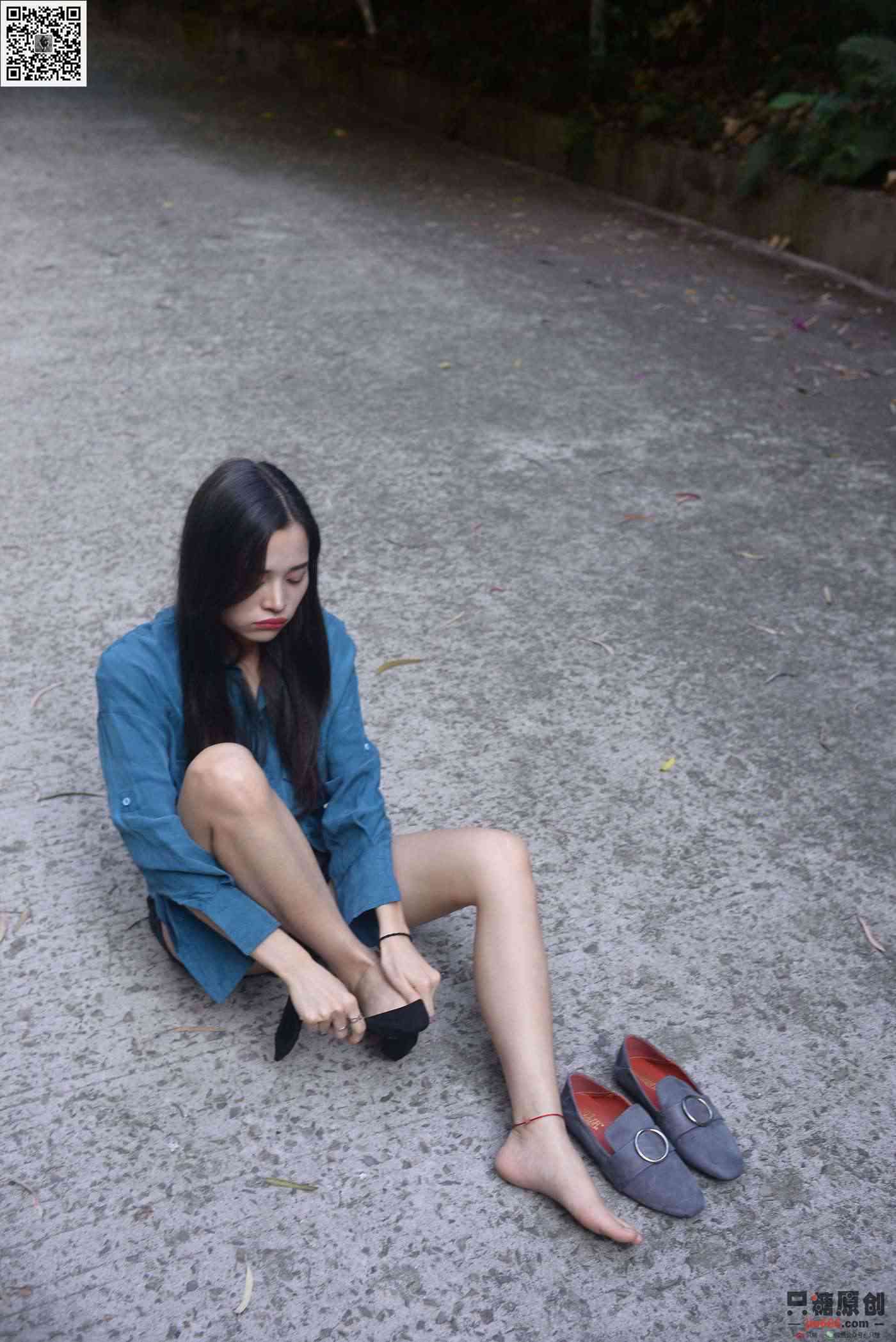 图片[180]-[只糖棉袜]NO.178 文文 海蓝时见鲸[179P] – 速更版-美库