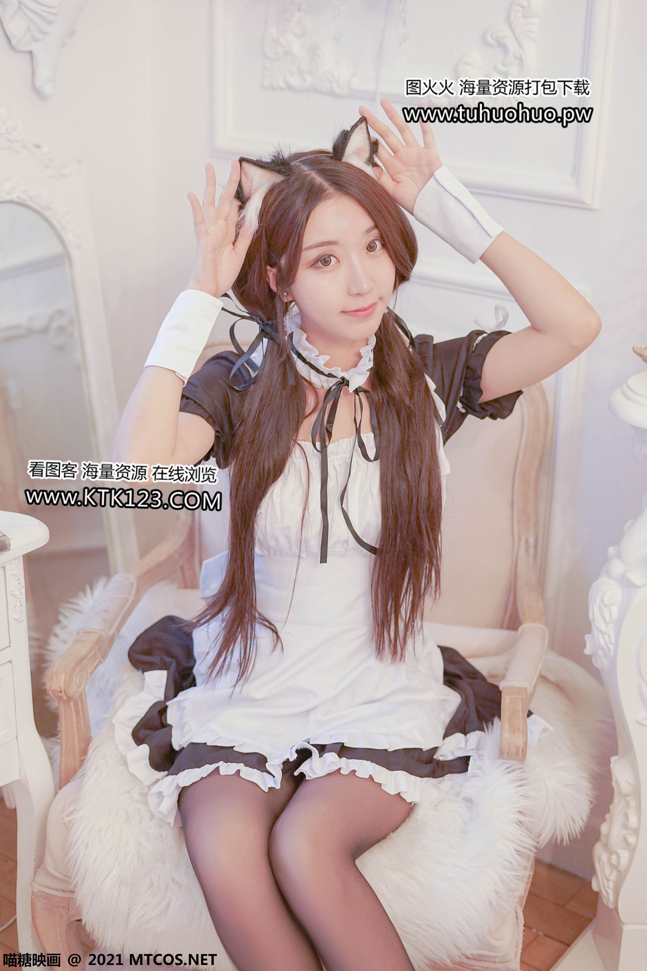 图片[12]-[喵糖映画]VOL.348 猫儿女仆[22P] – 速更版-美库