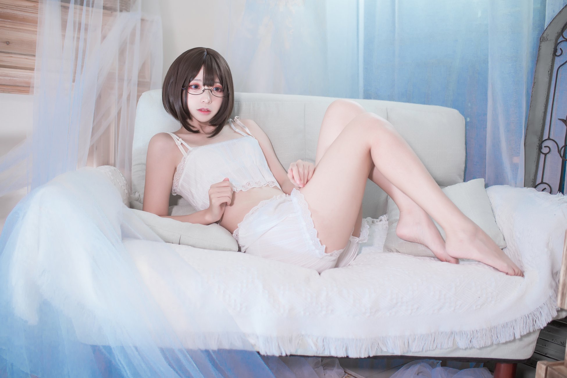 图片[23]-[喵糖映画]VOL.347 眼镜娘[26P] – 速更版-美库