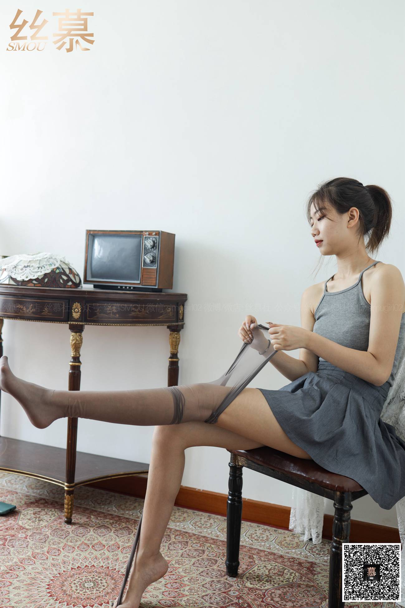 图片[27]-[丝慕GIRL]特写集 TX055 米朵《玩爆灰丝》[78P] – 速更版-美库