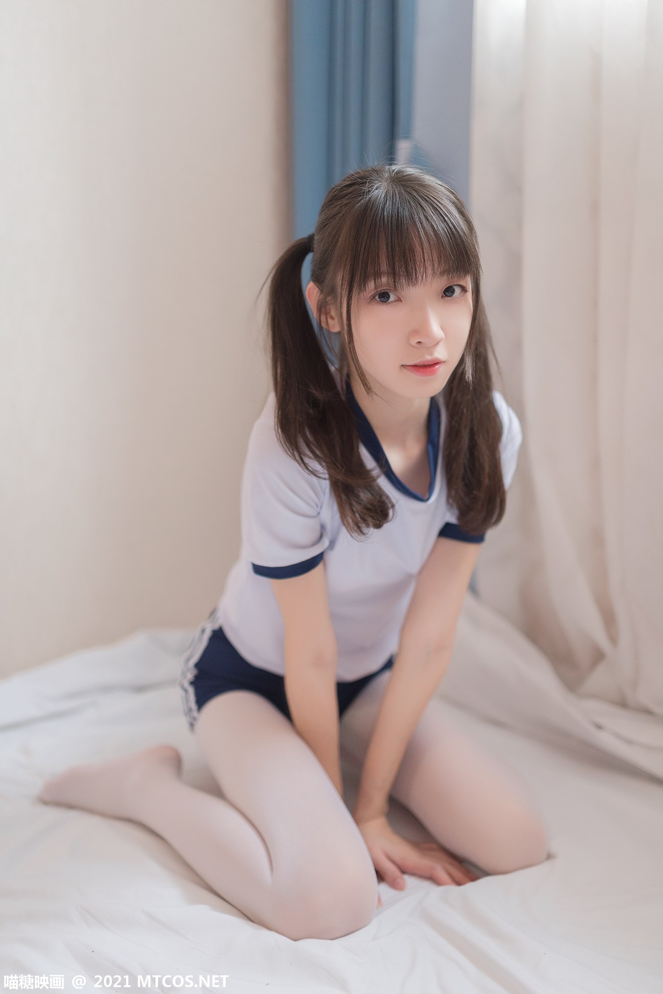 图片[22]-[喵糖映画]VOL.353 白丝体操服[50P] – 速更版-美库