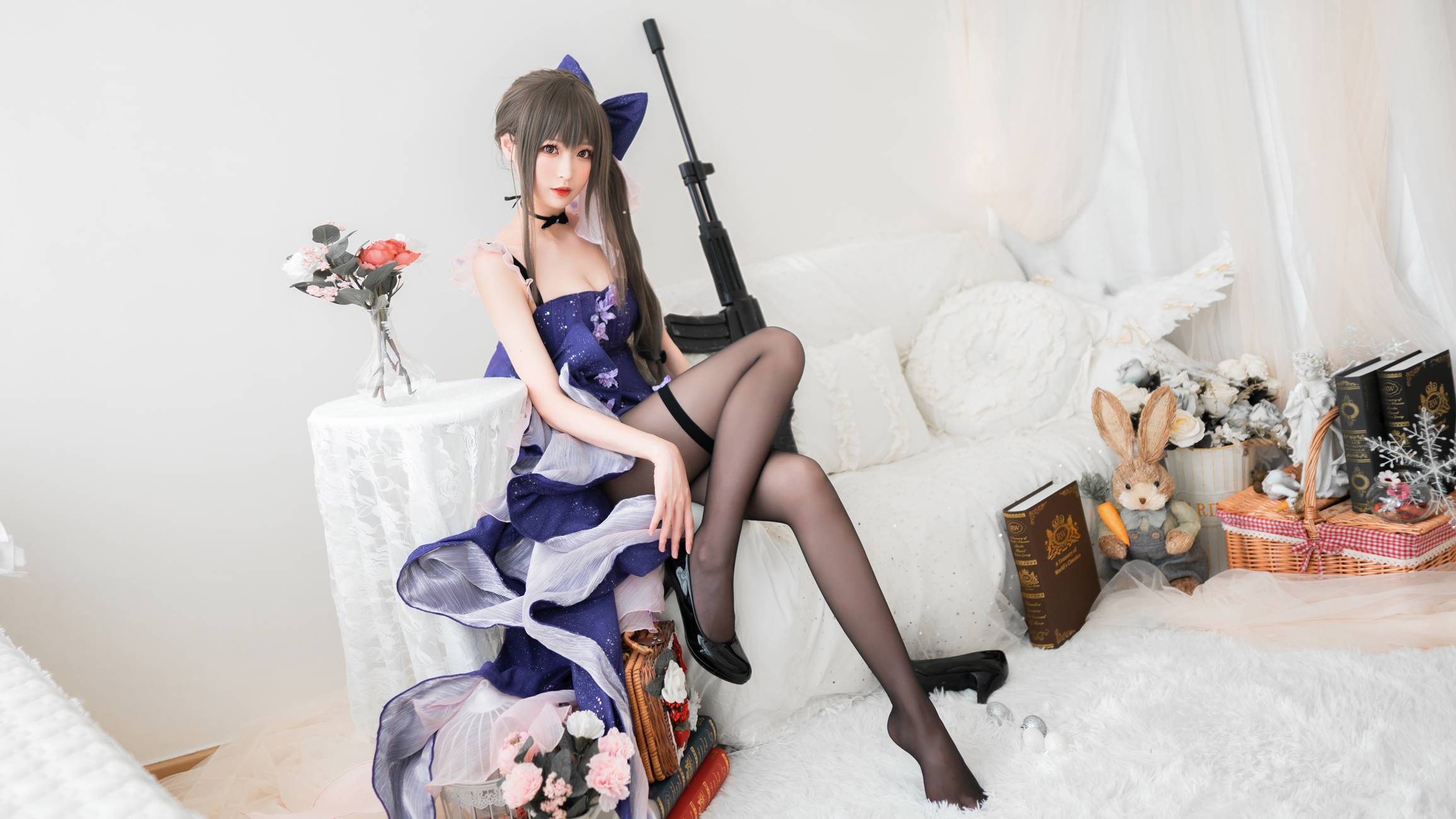 图片[17]-[喵糖映画]VOL.354 黑丝蓝裙蝶[20P] – 速更版-美库