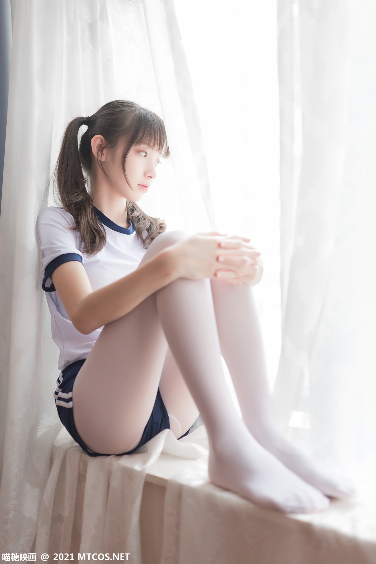 图片[43]-[喵糖映画]VOL.353 白丝体操服[50P] – 速更版-美库