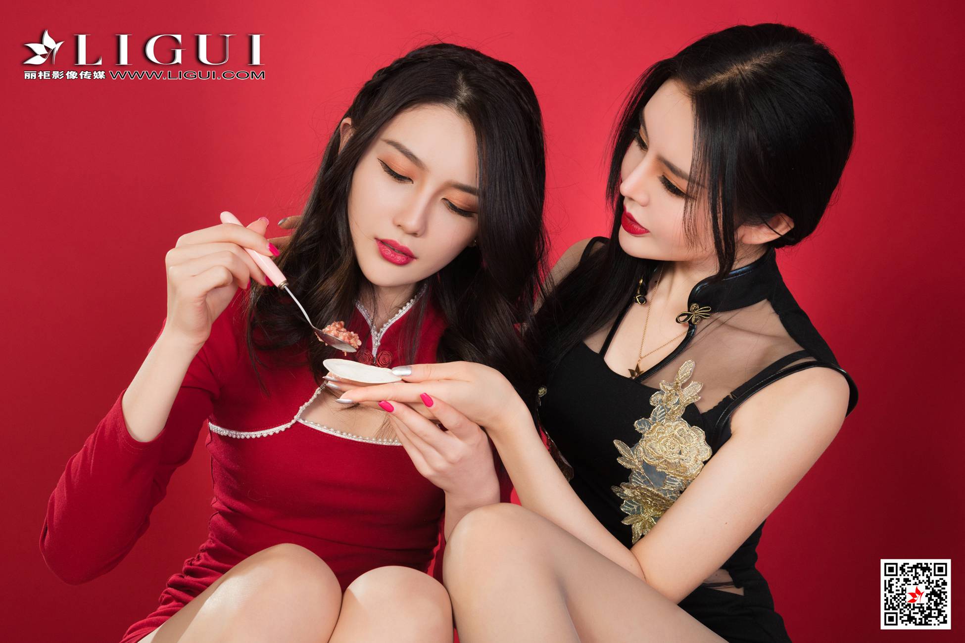 图片[33]-[Ligui丽柜] 2021.02.10 《《双生花-欲饺迎春》甜甜&凉儿 [94P] – 速更版-美库