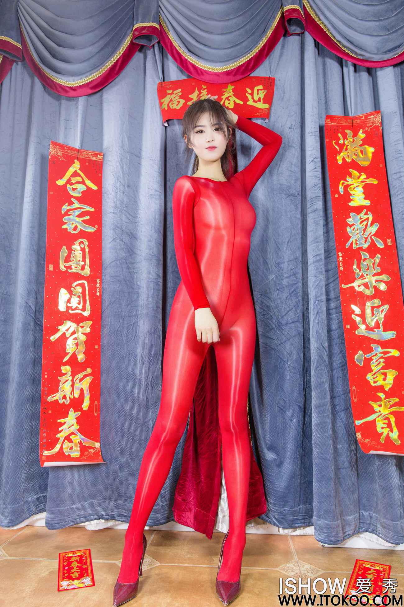 图片[24]-[ISHOW爱秀]  2021-02-11 NO.253 杨伊伊Eva Happy 牛 Year [31P] – 速更版-美库