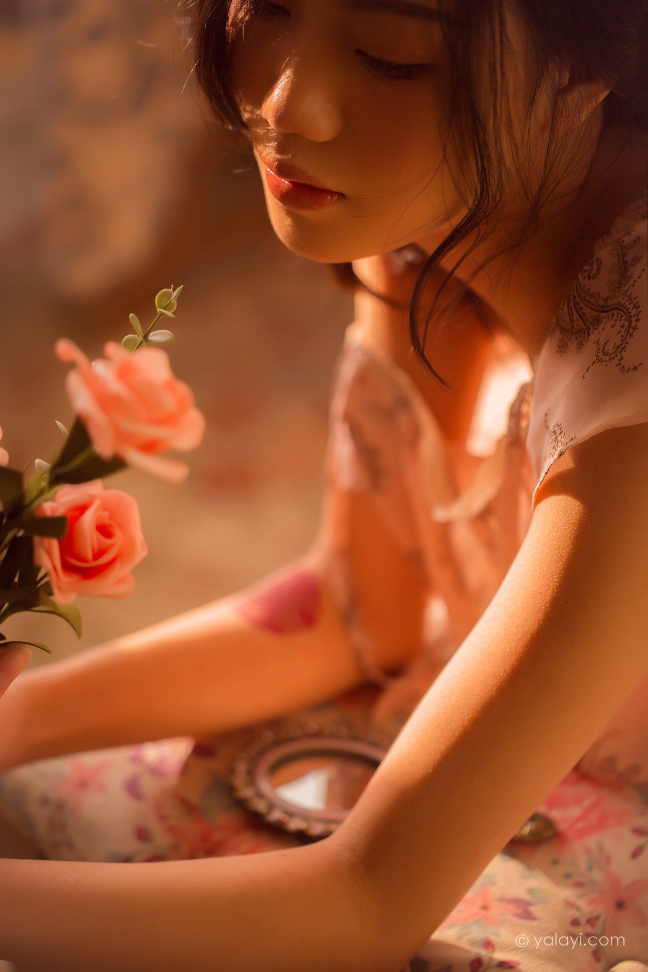 图片[22]-[YALAYI雅拉伊]2021.02.05 NO.761 暂时的花儿 橘子[48P] – 速更版-美库