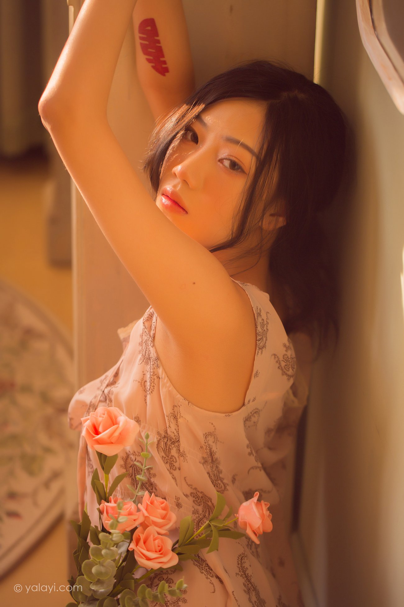 图片[36]-[YALAYI雅拉伊]2021.02.05 NO.761 暂时的花儿 橘子[48P] – 速更版-美库