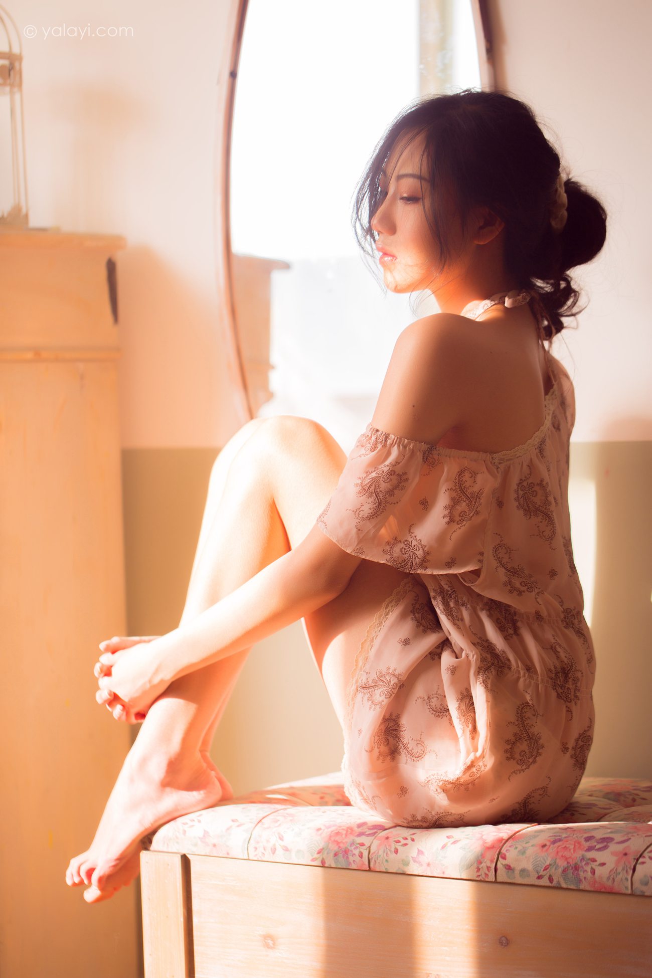 图片[46]-[YALAYI雅拉伊]2021.02.05 NO.761 暂时的花儿 橘子[48P] – 速更版-美库