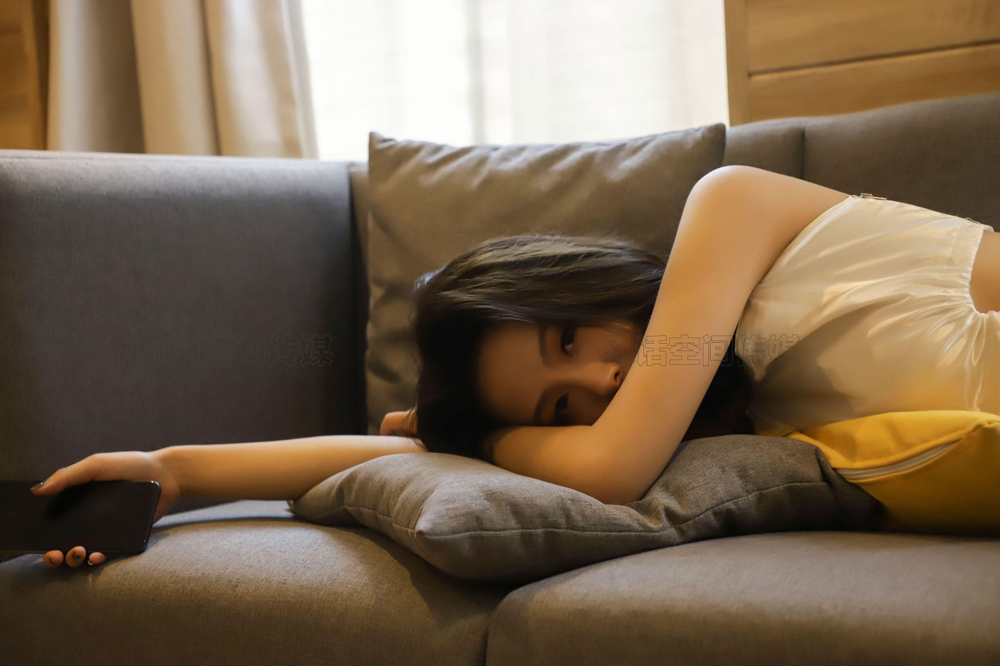 图片[34]-[SiHua思话]SJ002 聂小倩 沙发上的慵懒女神[49P] – 速更版-美库