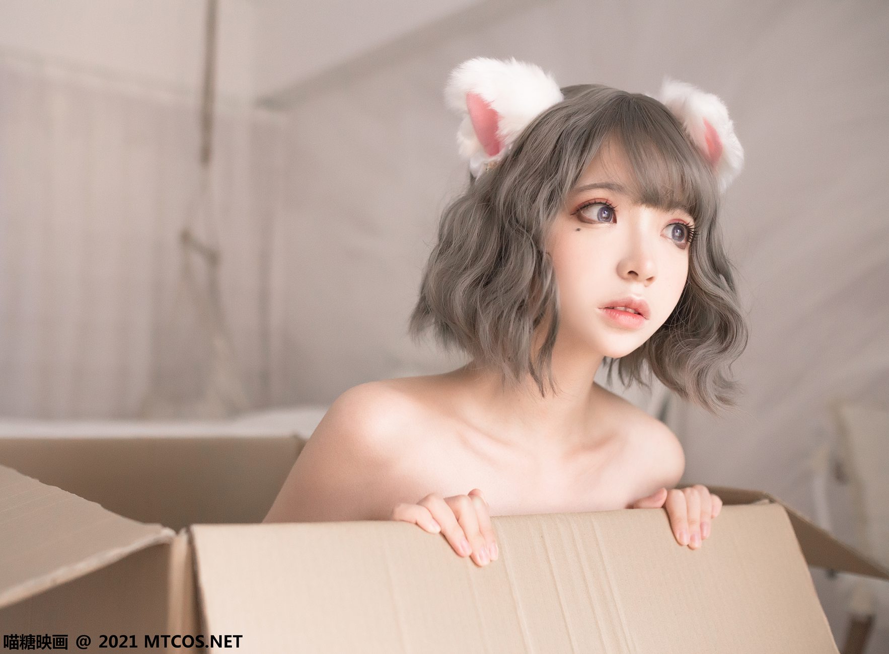 图片[21]-[喵糖映画]VOL.359 纱雾和白猫[22P] – 速更版-美库